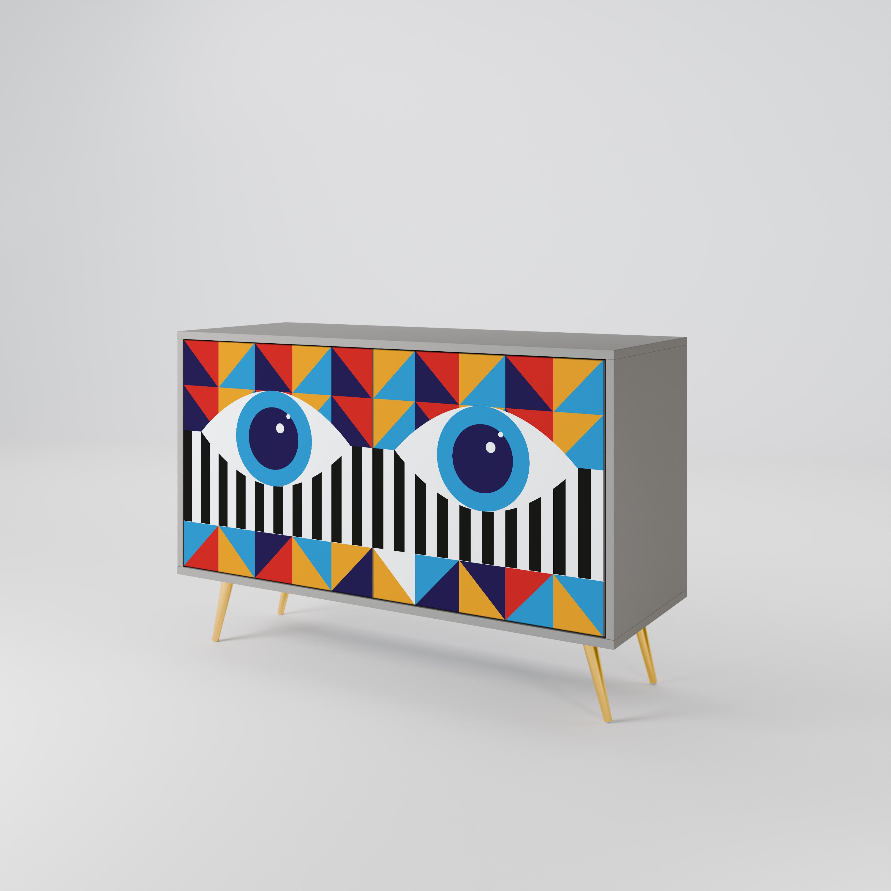 ABSTRACTION AND GEOMETRY 2-türiges Sideboard