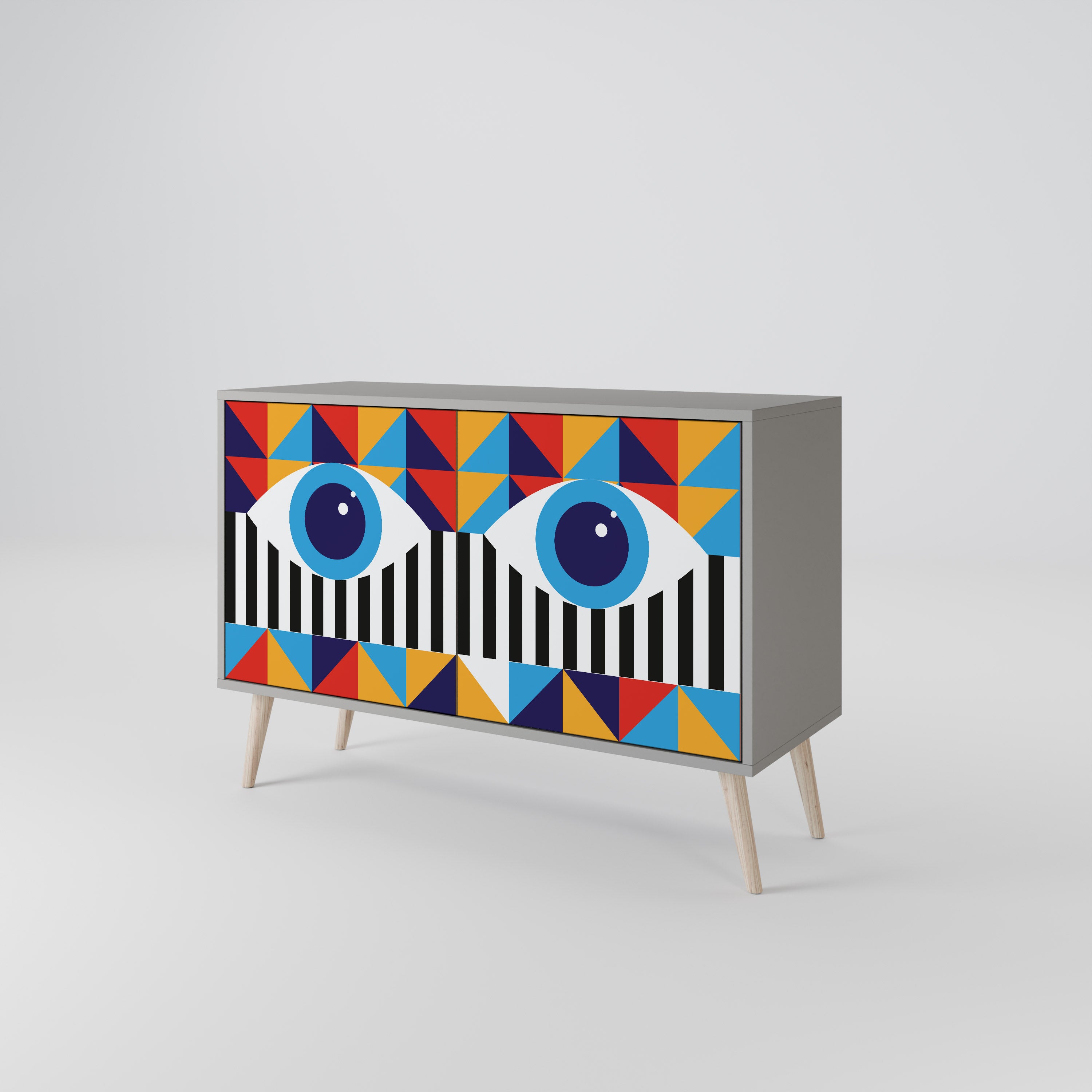 ABSTRACTION AND GEOMETRY 2-türiges Sideboard