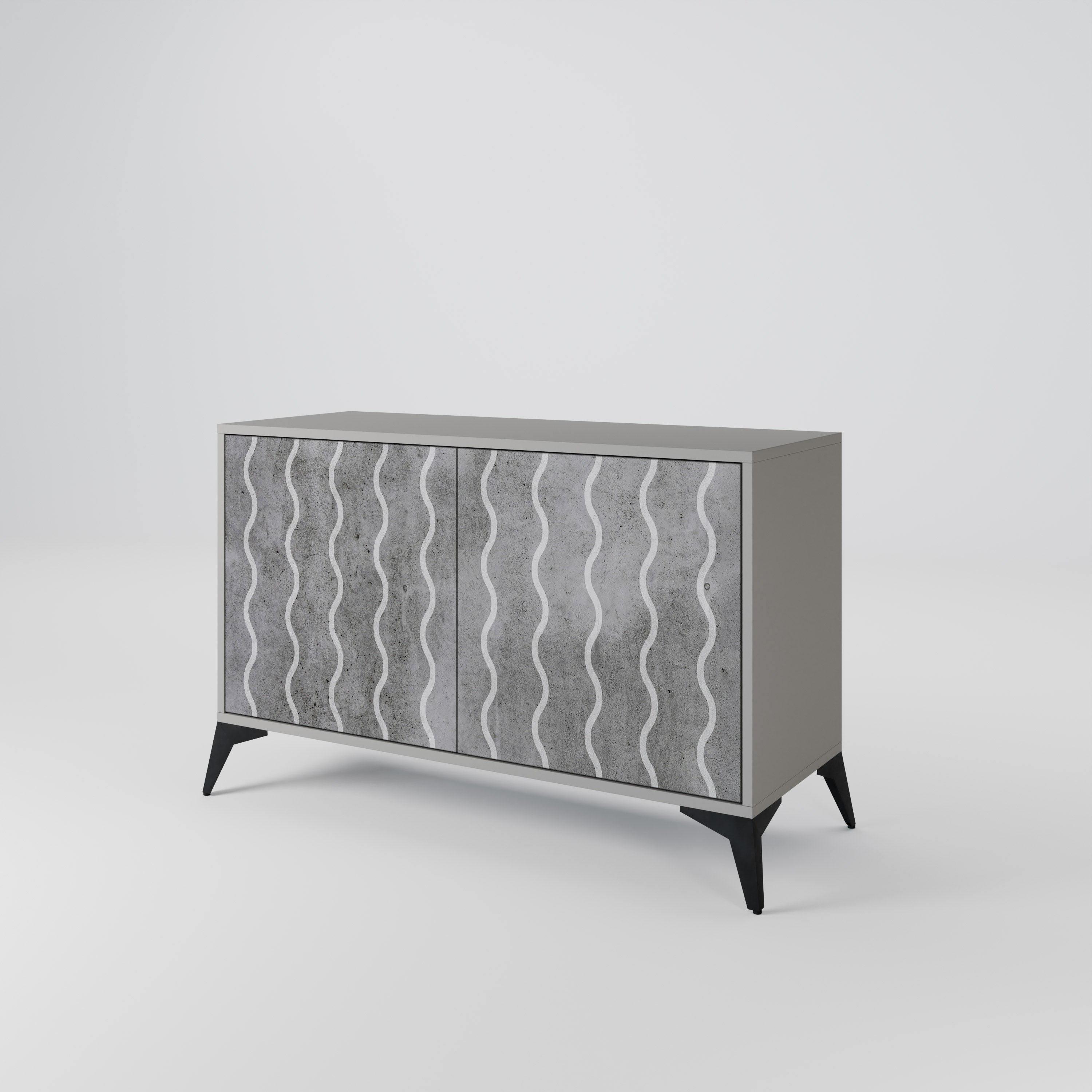 WAVES OF CONCRETE 2-türiges Sideboard