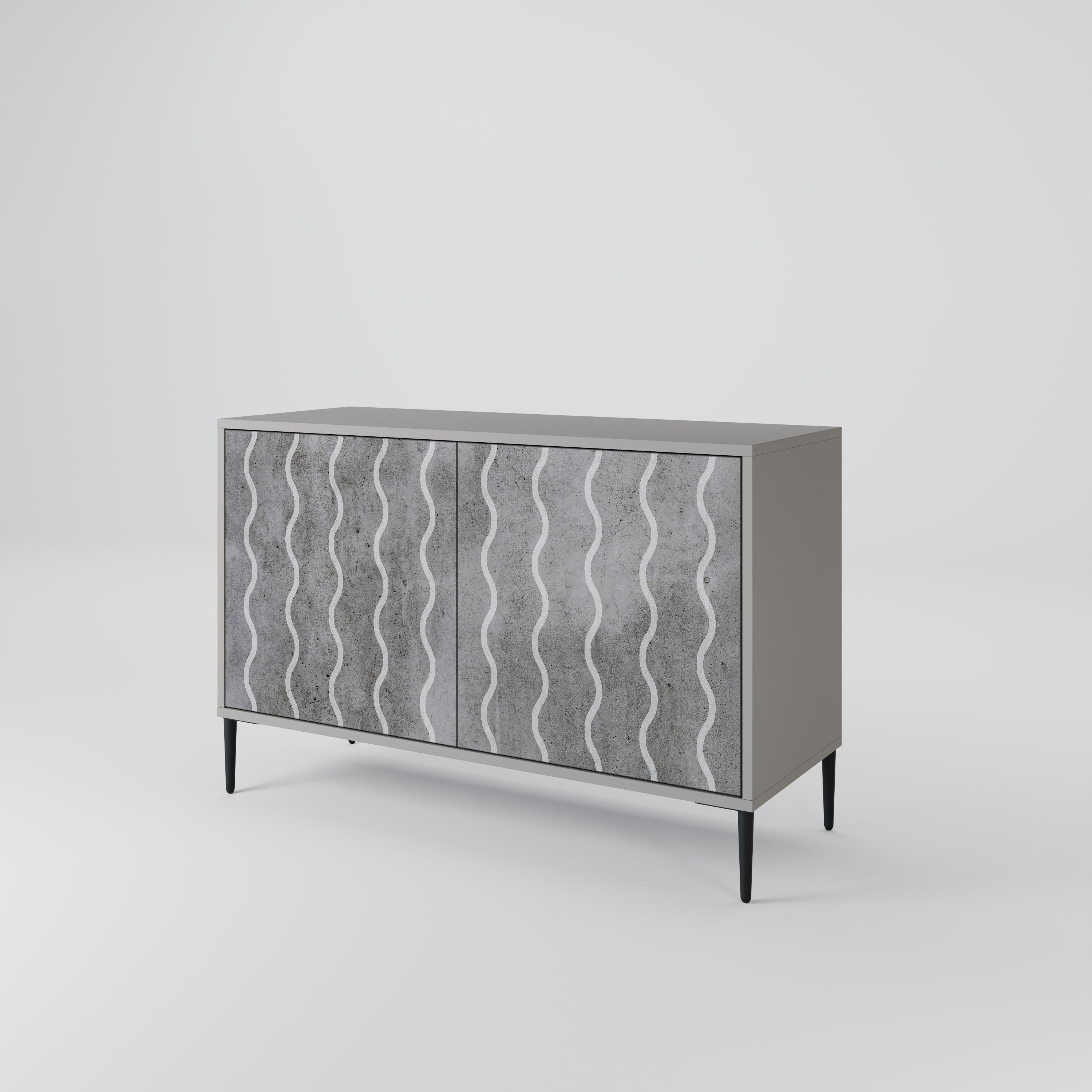 WAVES OF CONCRETE 2-türiges Sideboard