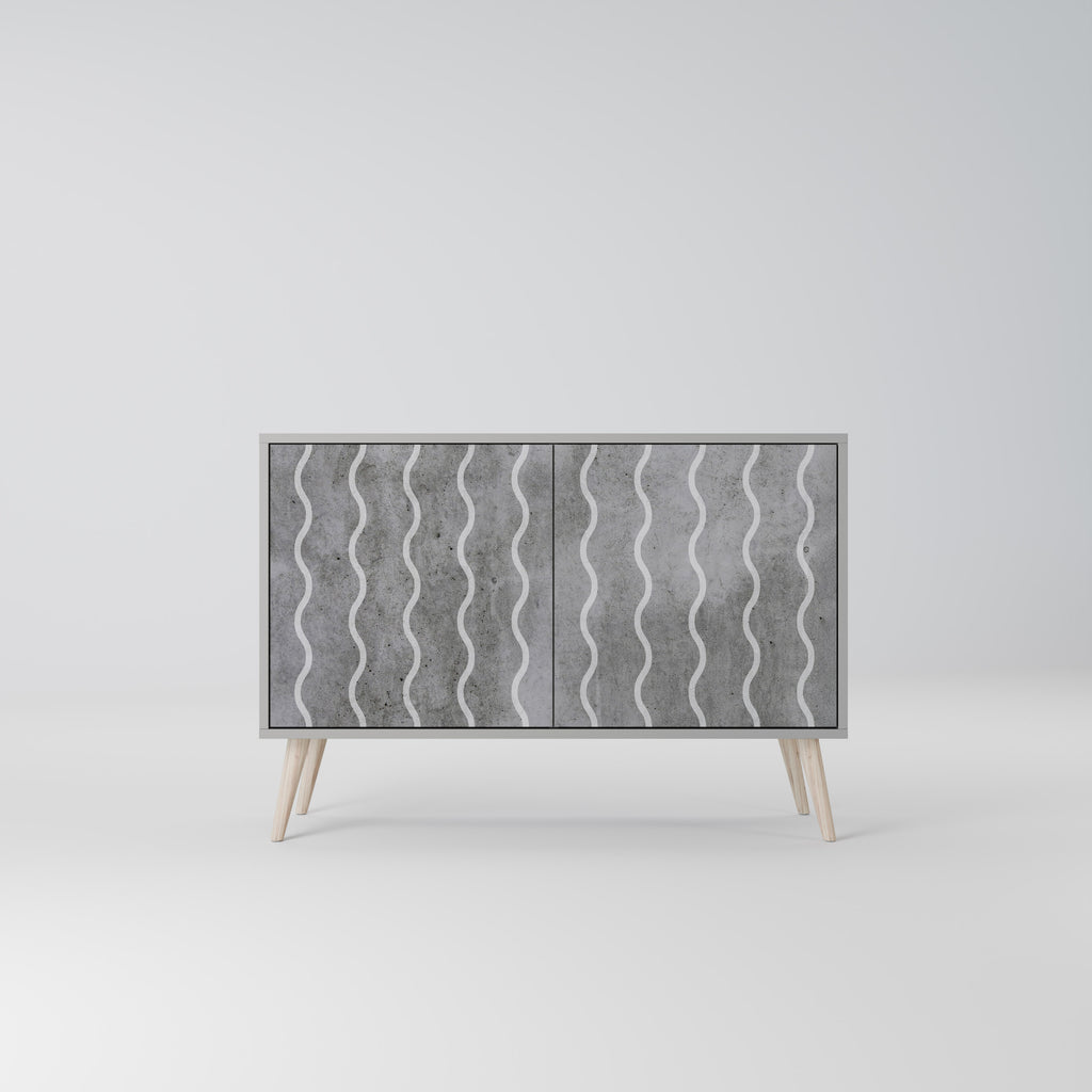 WAVES OF CONCRETE 2-türiges Sideboard