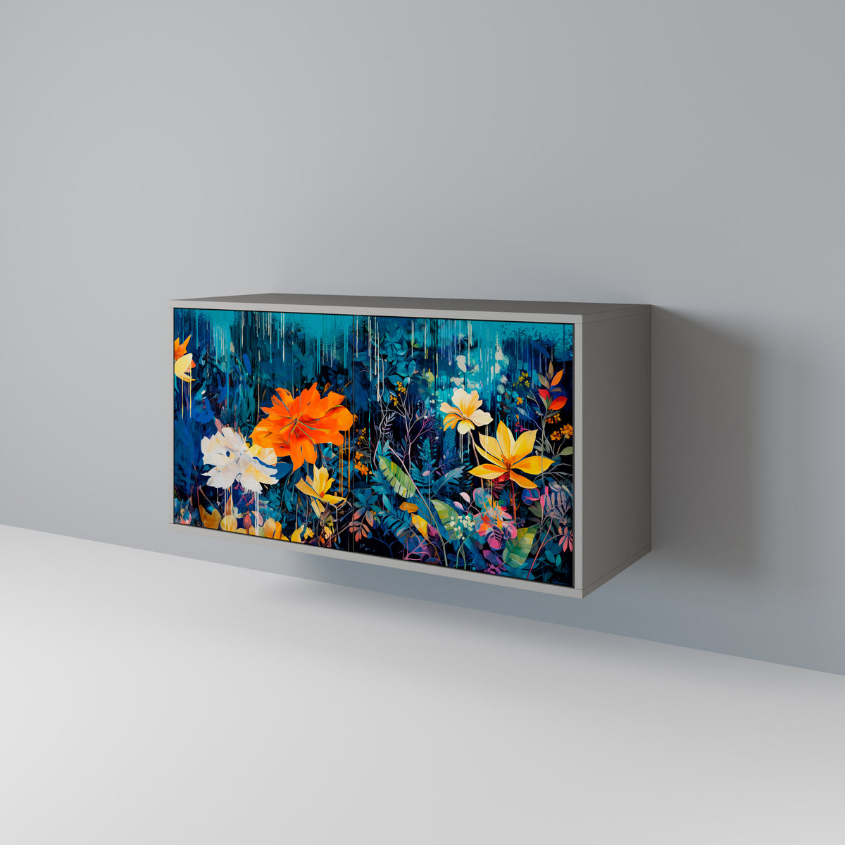 MIDNIGHT BLOSSOM 2-türiges Sideboard