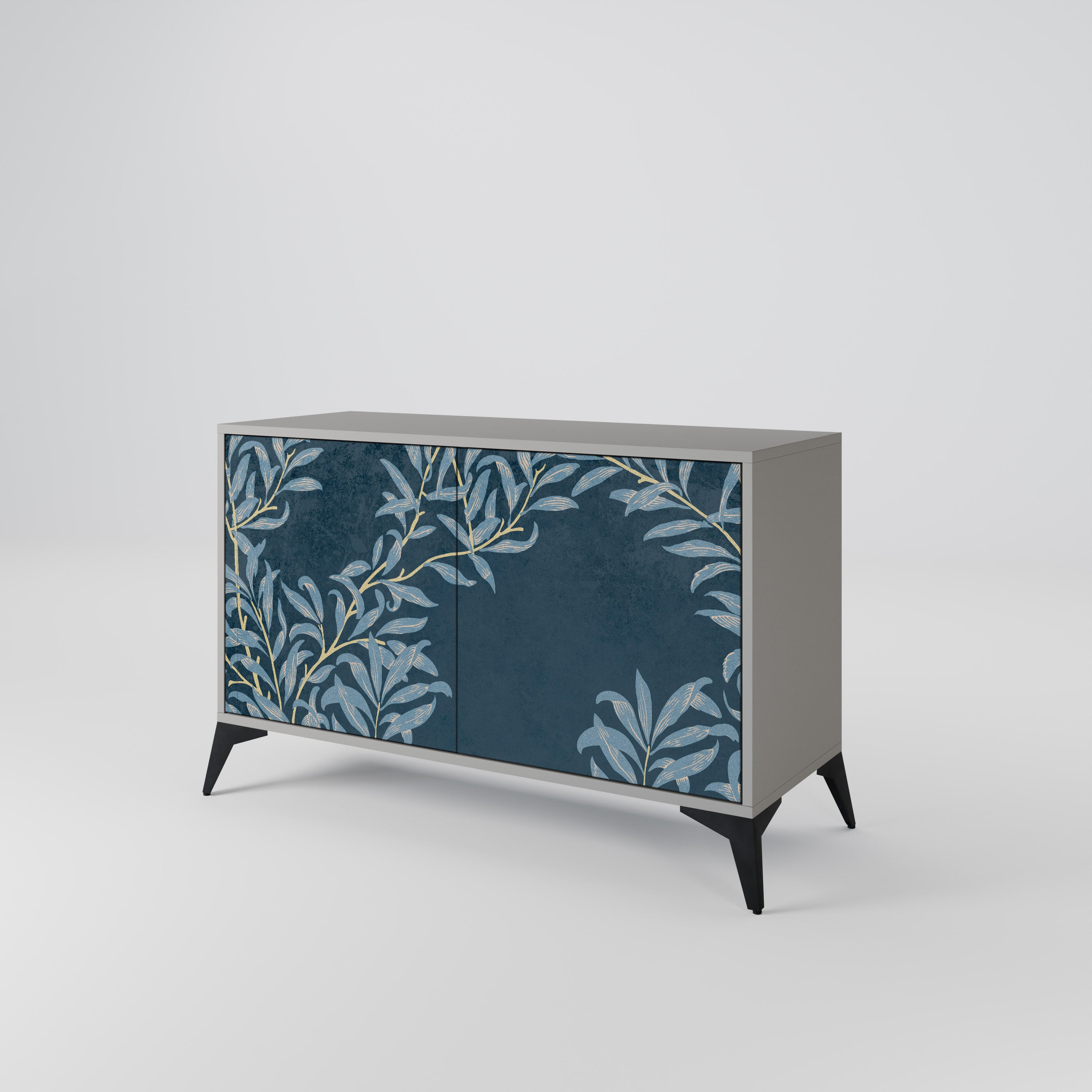 BLUE LEAVES 2-Door Sideboard