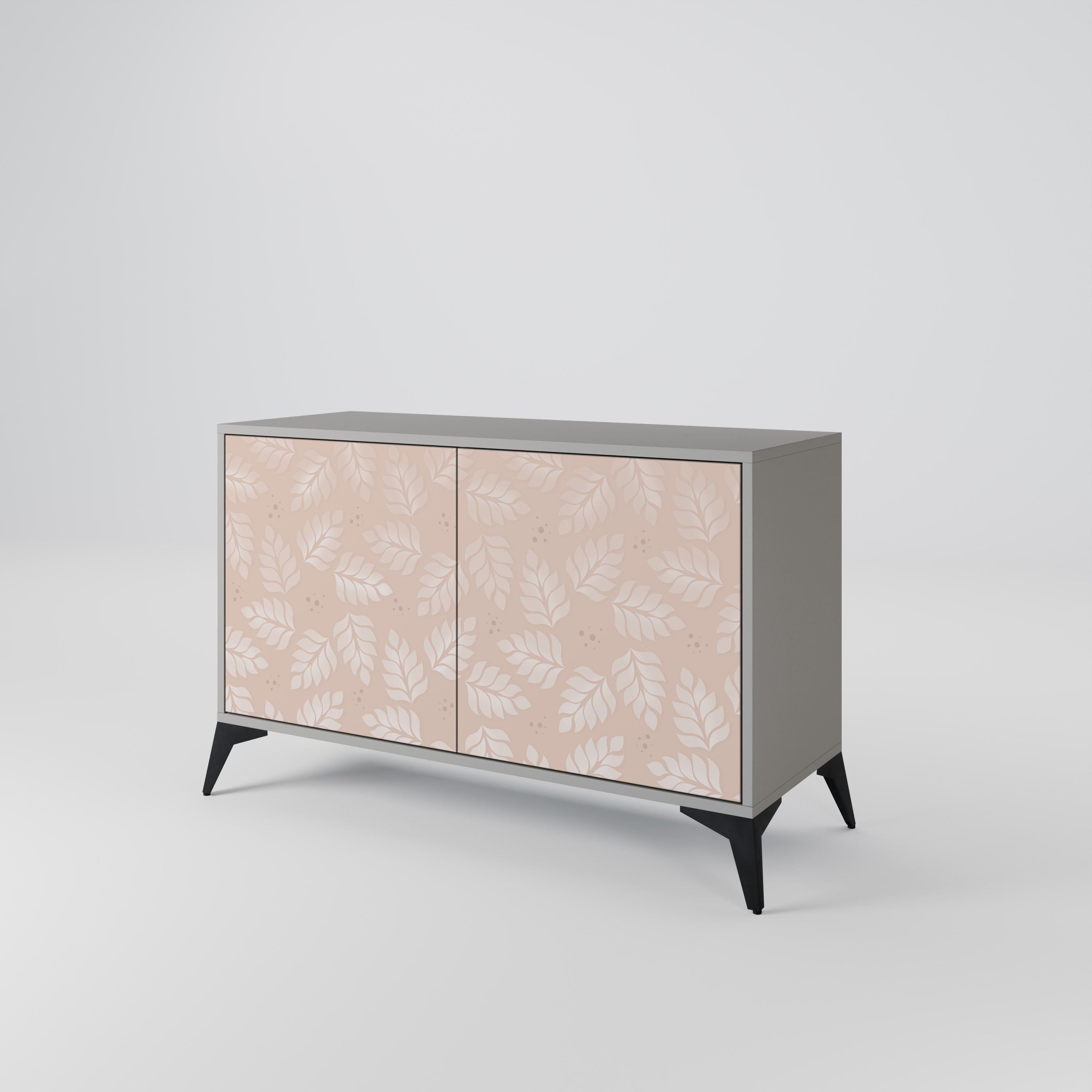 LEAVES ON BEIGE 2-Door Sideboard