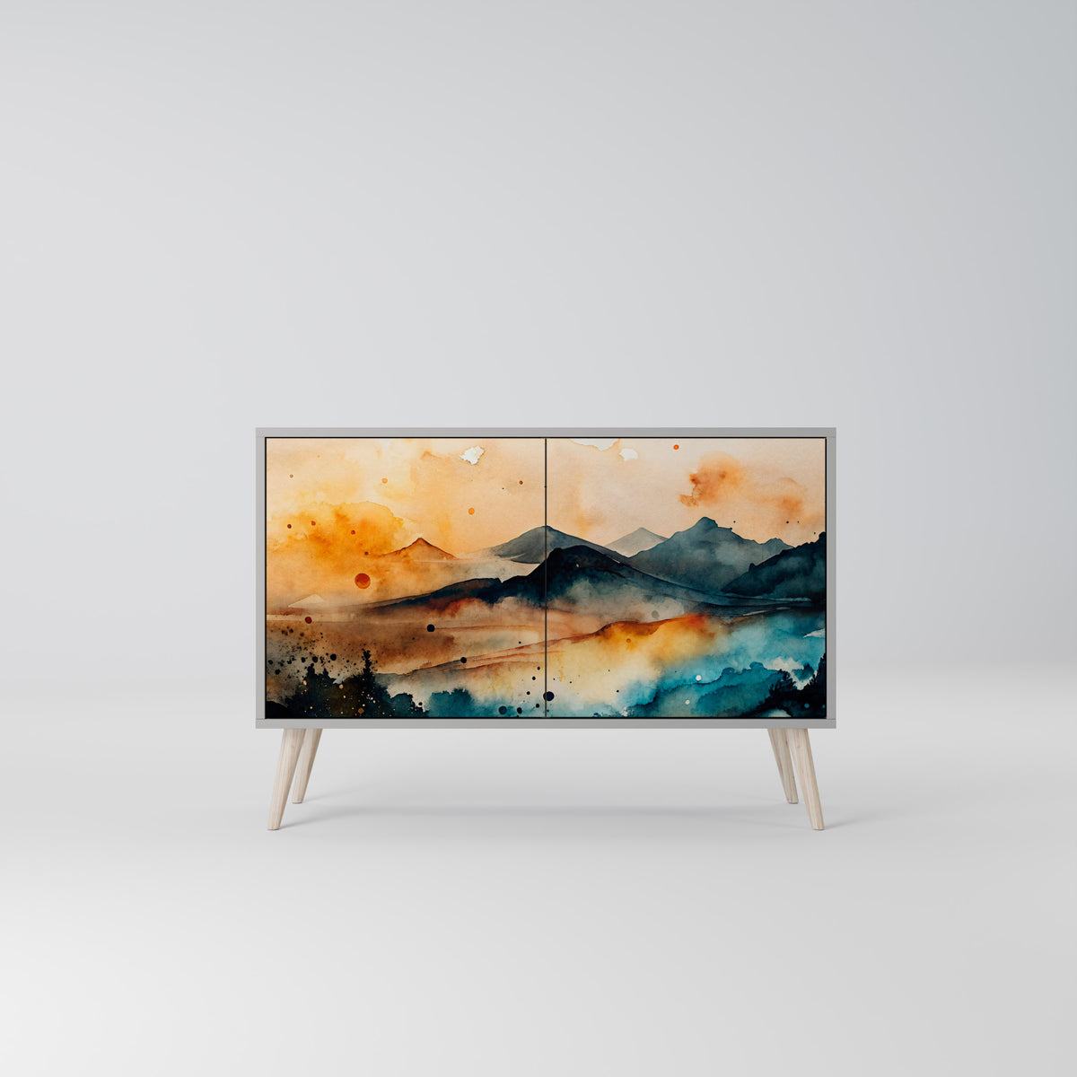 OMINOUS MOUNTAINS 2-türiges Sideboard