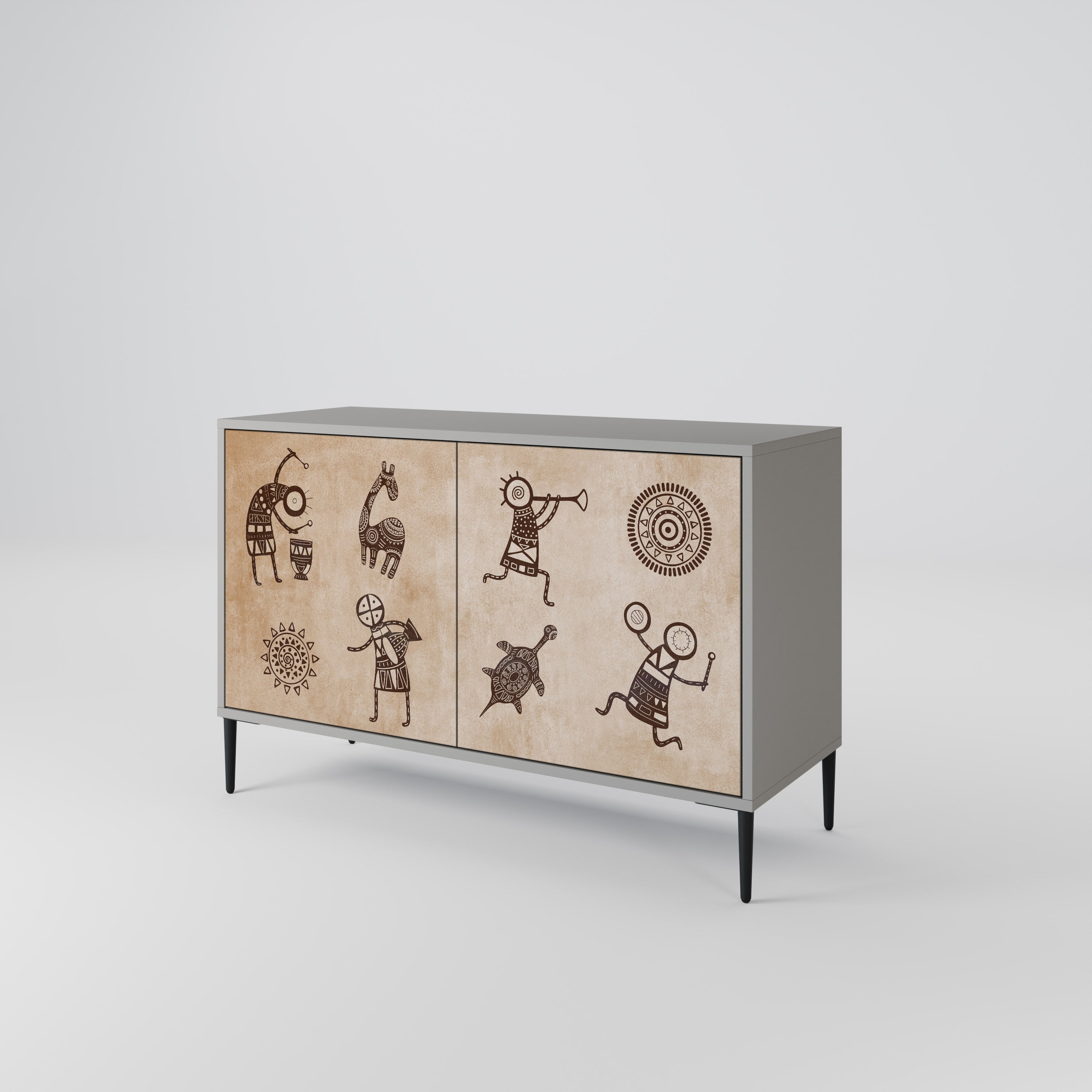 AFRICAN STYLE 2-Door Sideboard