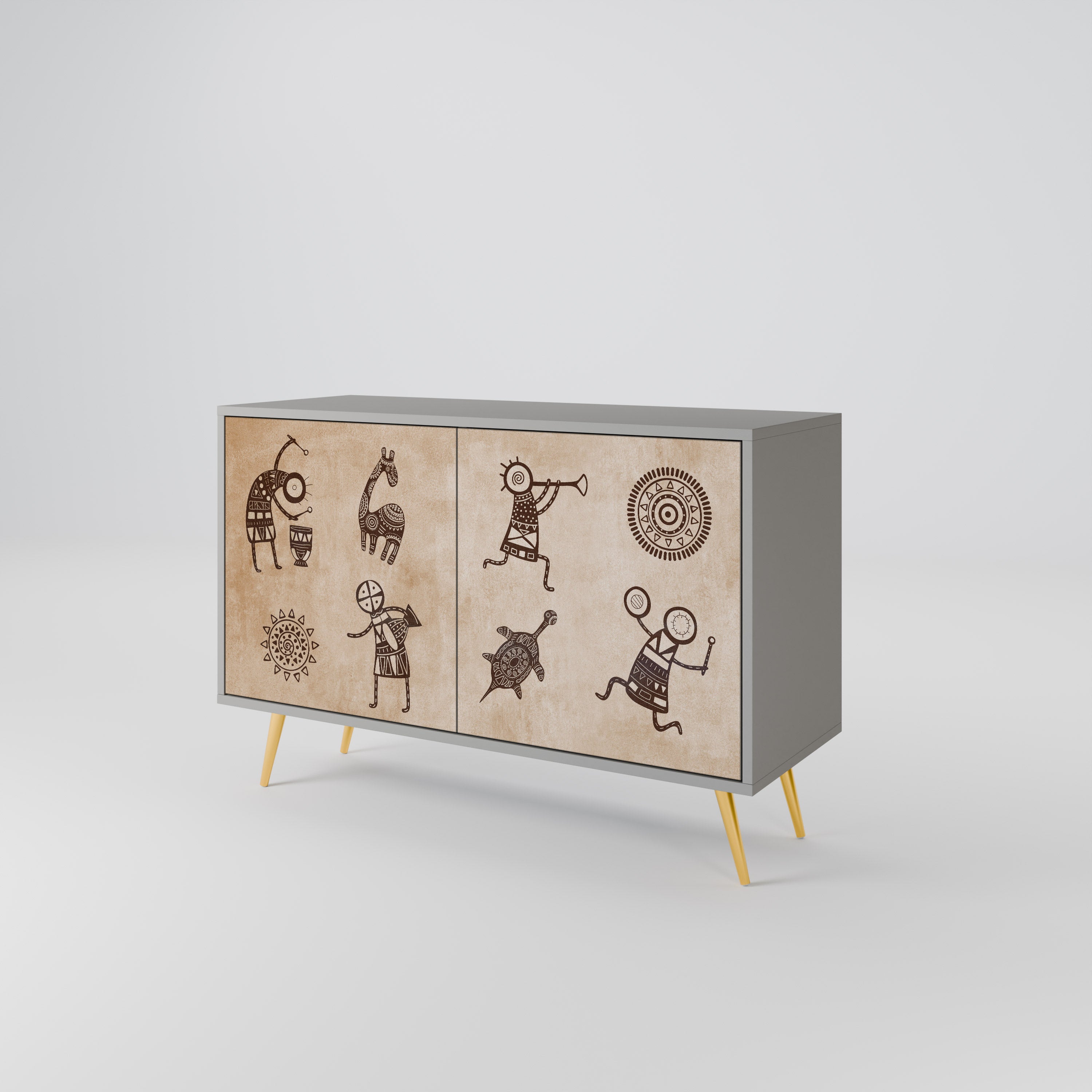 AFRICAN STYLE 2-Door Sideboard