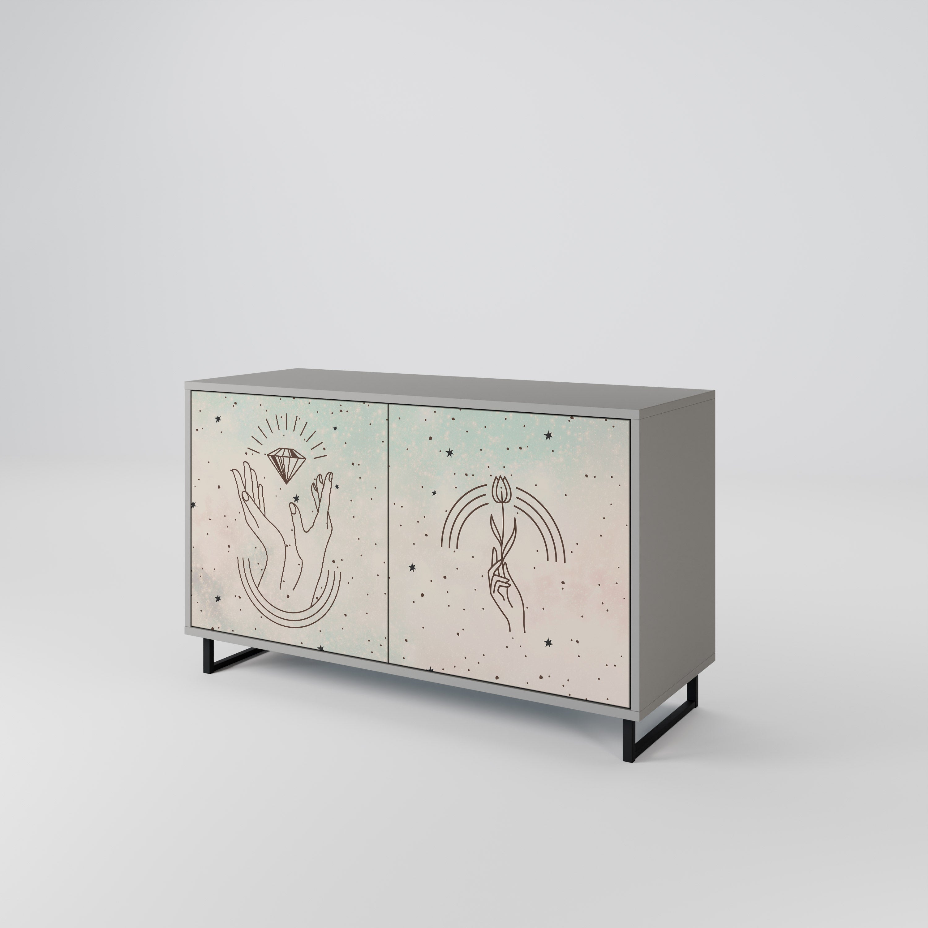 DELICATE BEAUTY 2-Door Sideboard