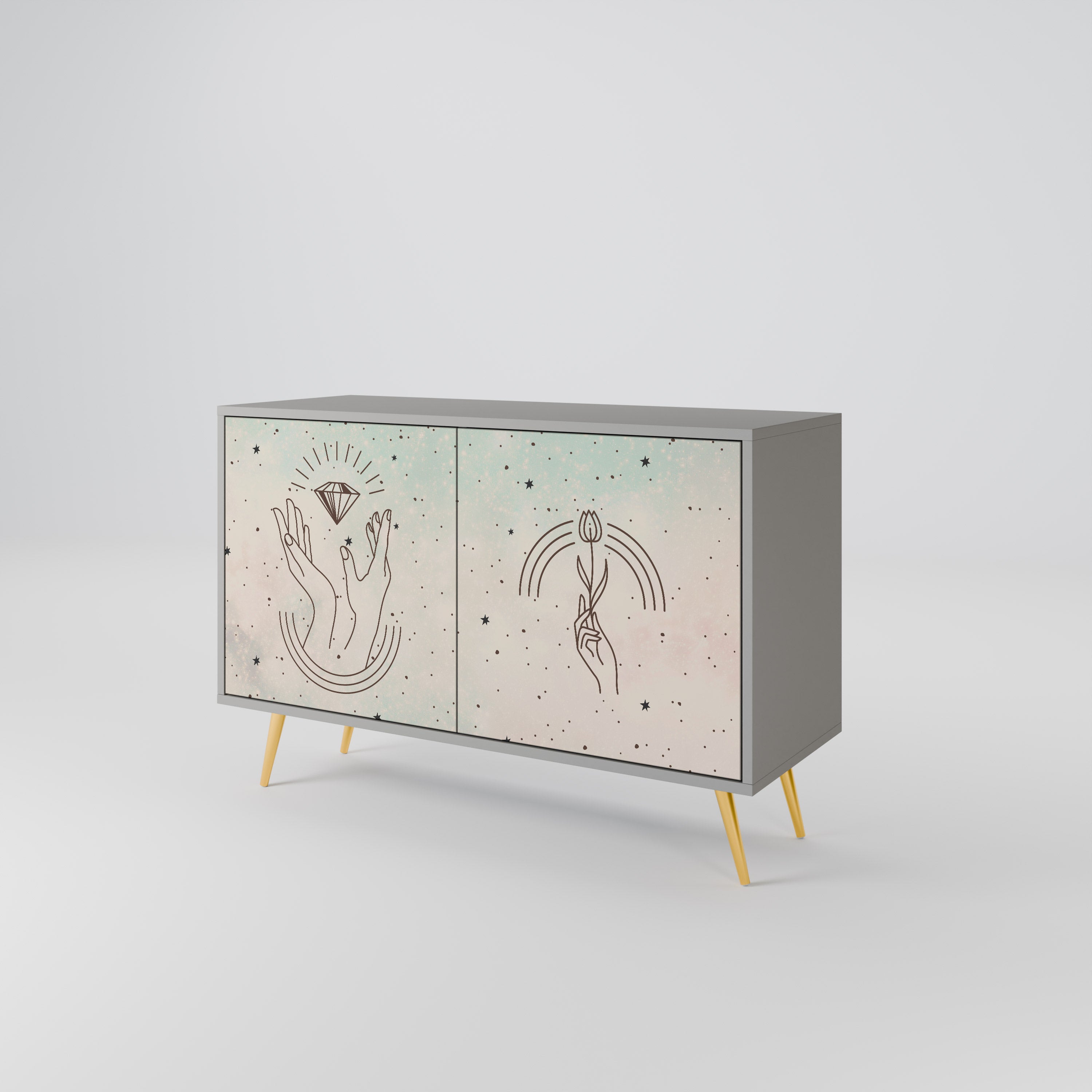 DELICATE BEAUTY 2-Door Sideboard