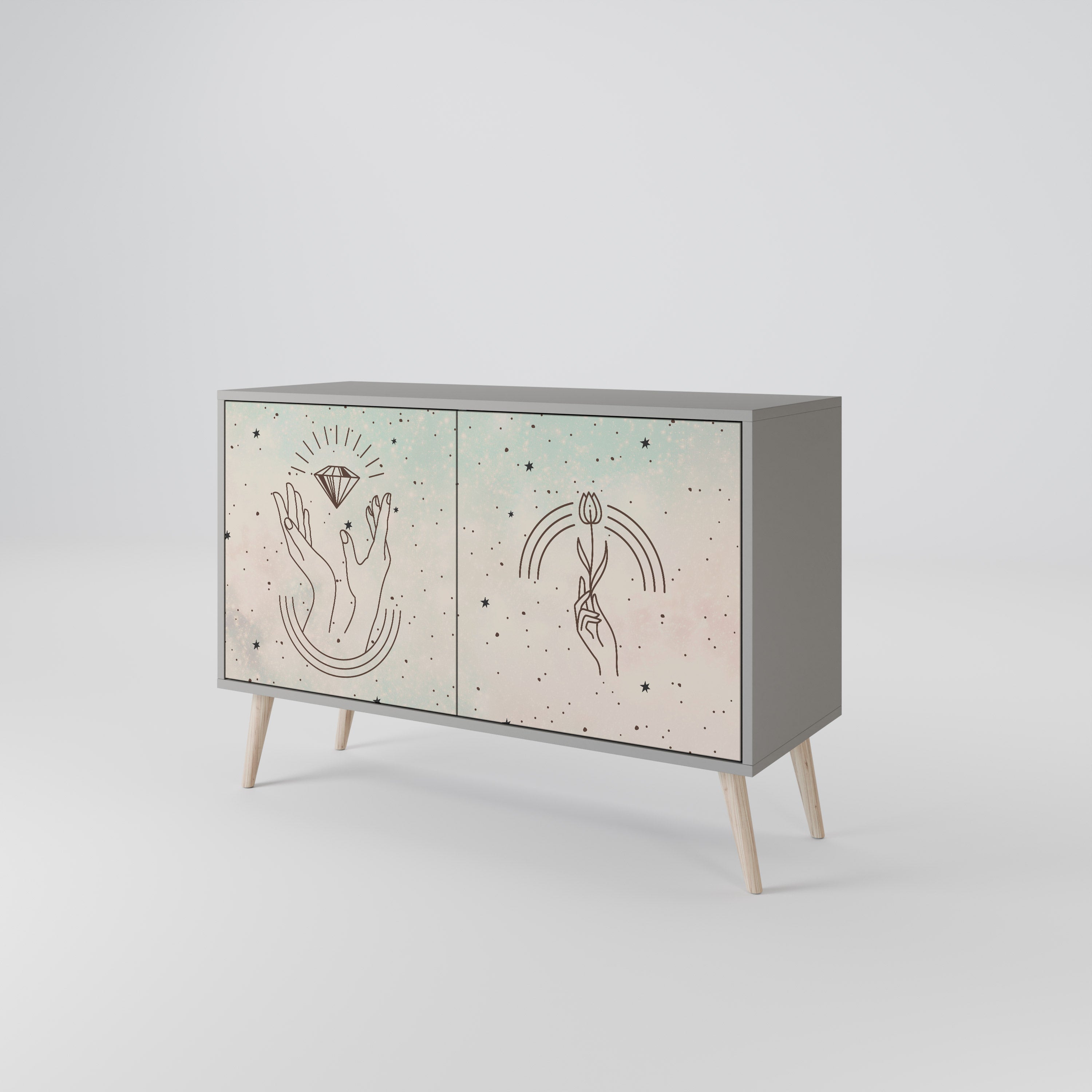 DELICATE BEAUTY 2-Door Sideboard