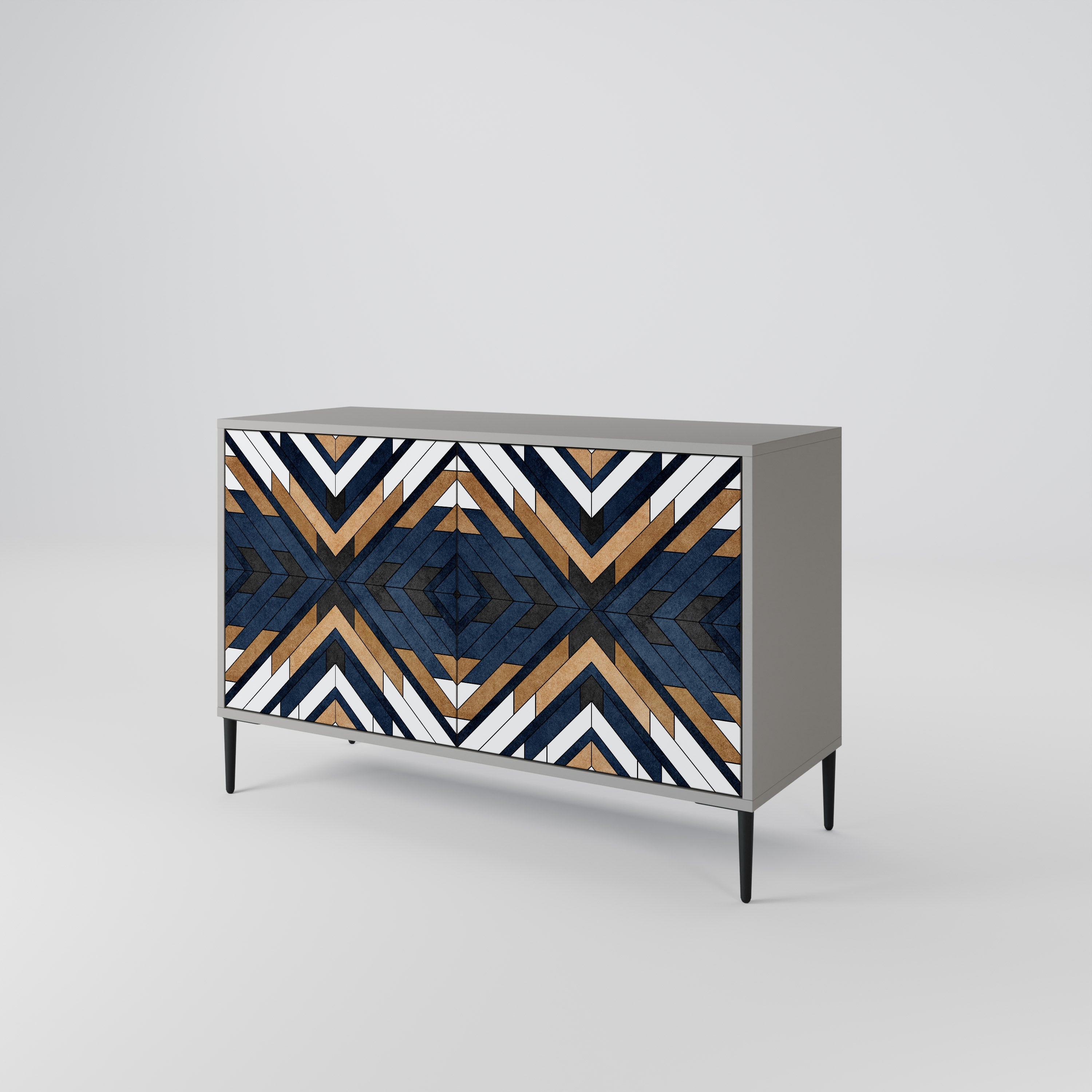 ARTFUL GEOMETRY 2-Door Sideboard