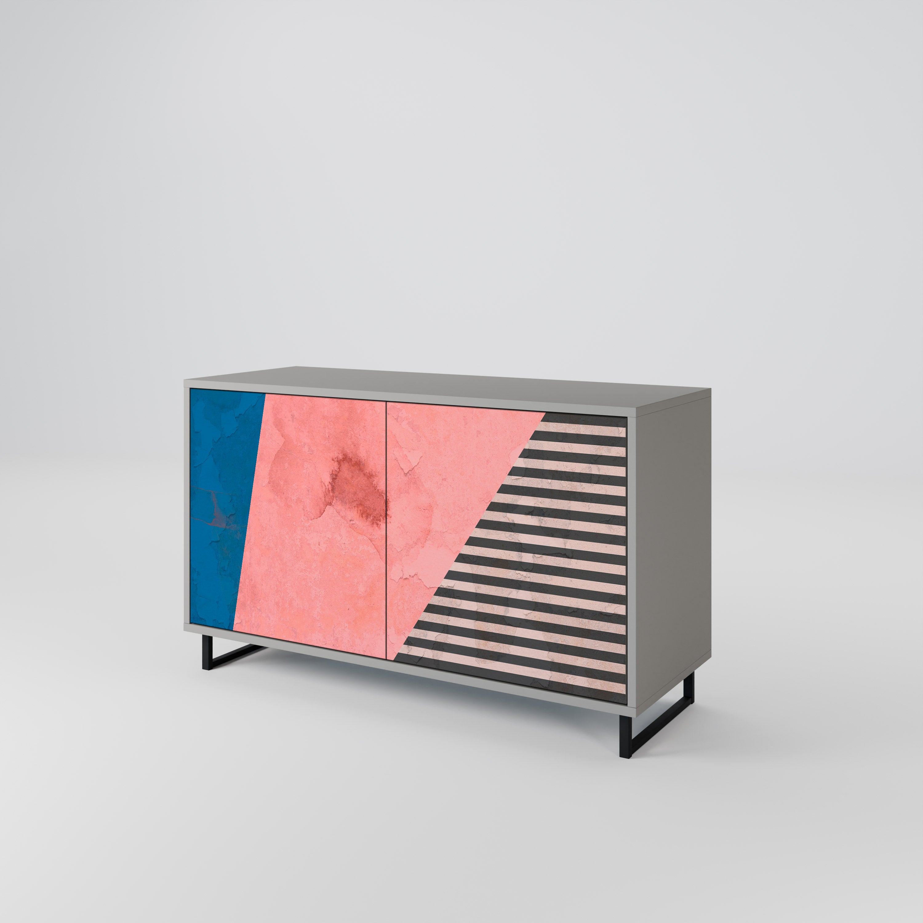 GLAMOROUS STRIPE 2-Door Sideboard