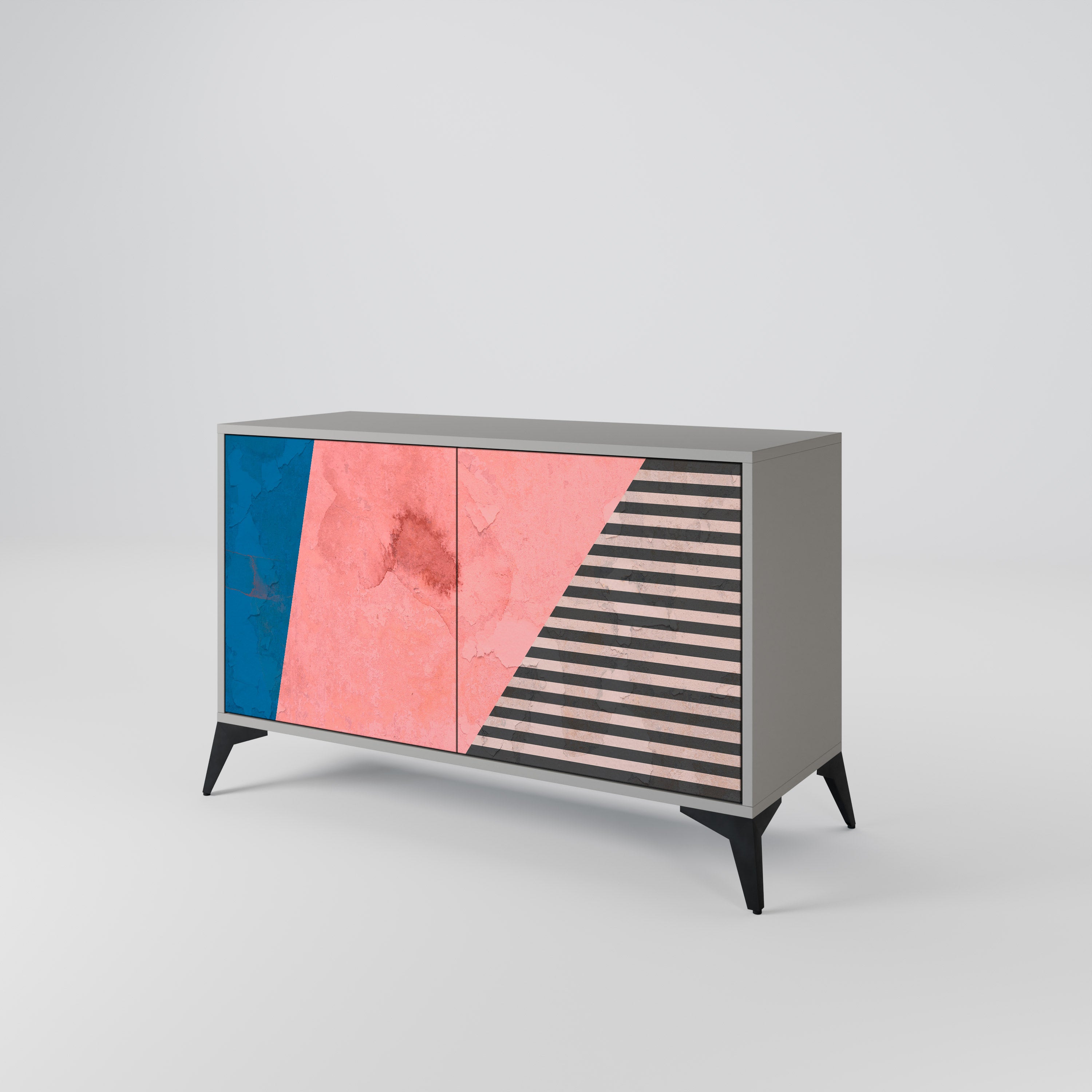 GLAMOROUS STRIPE 2-Door Sideboard