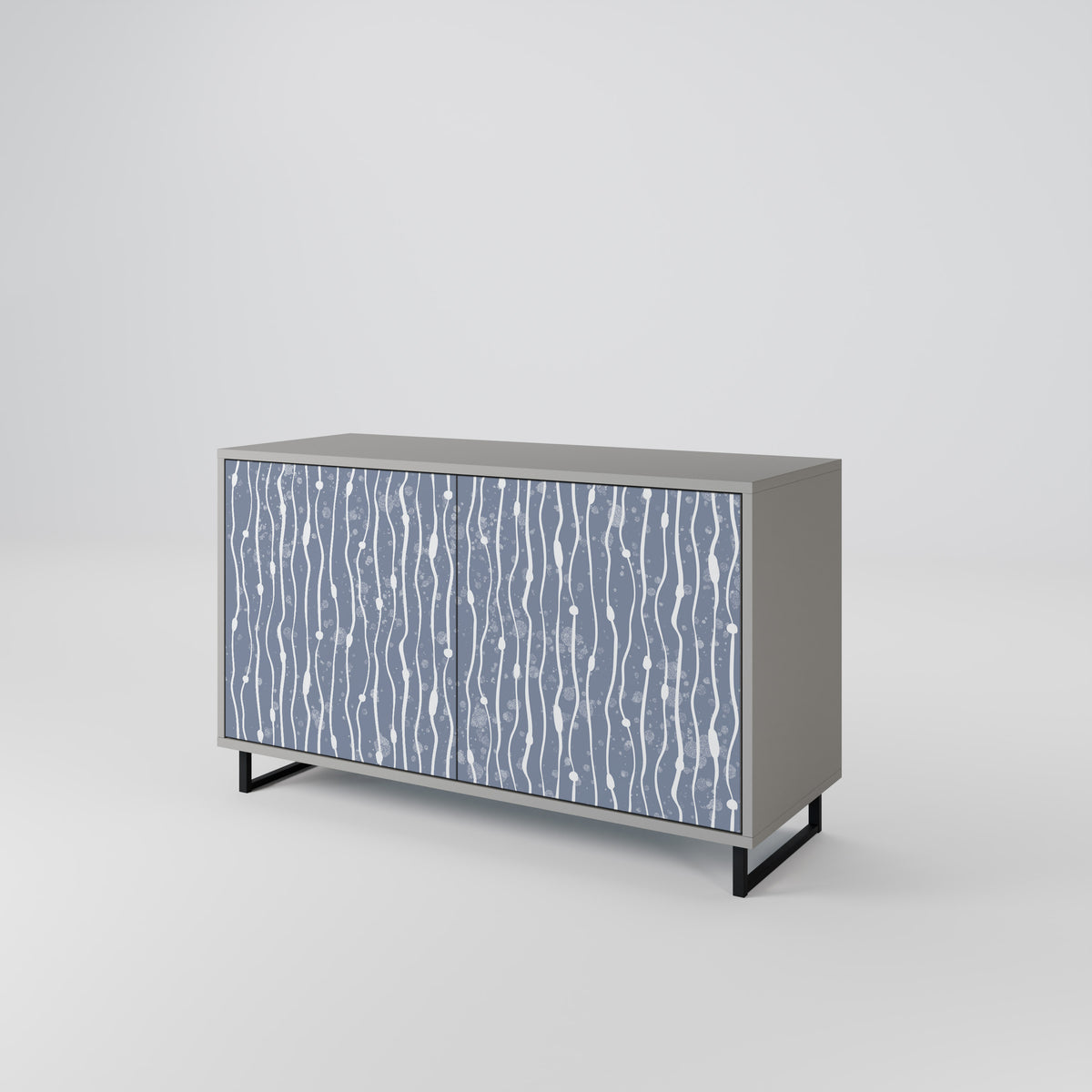 GRAPHITE RAIN Dvoudveřová komoda