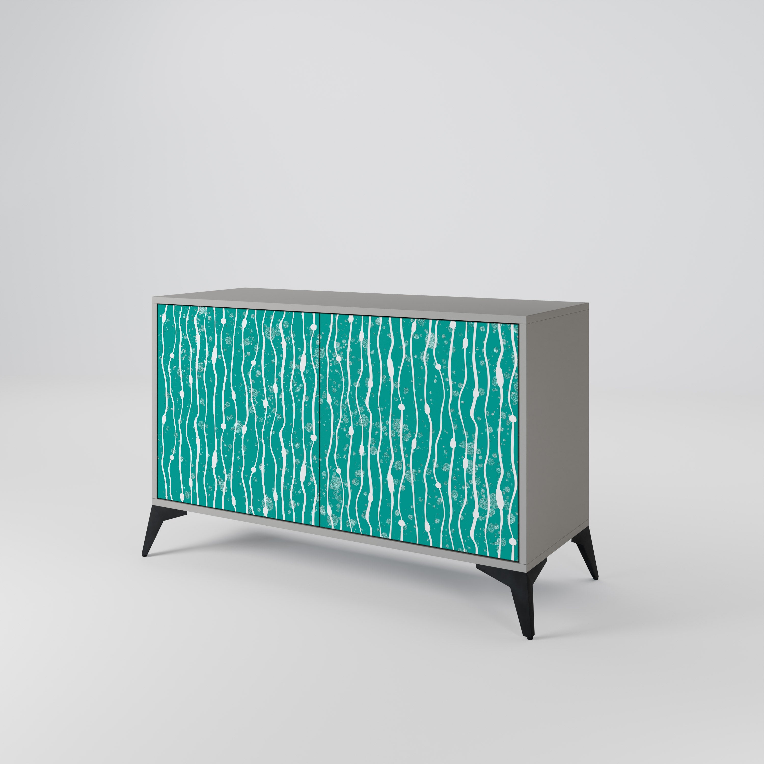 TURQUOISE RAIN 2-Door Sideboard