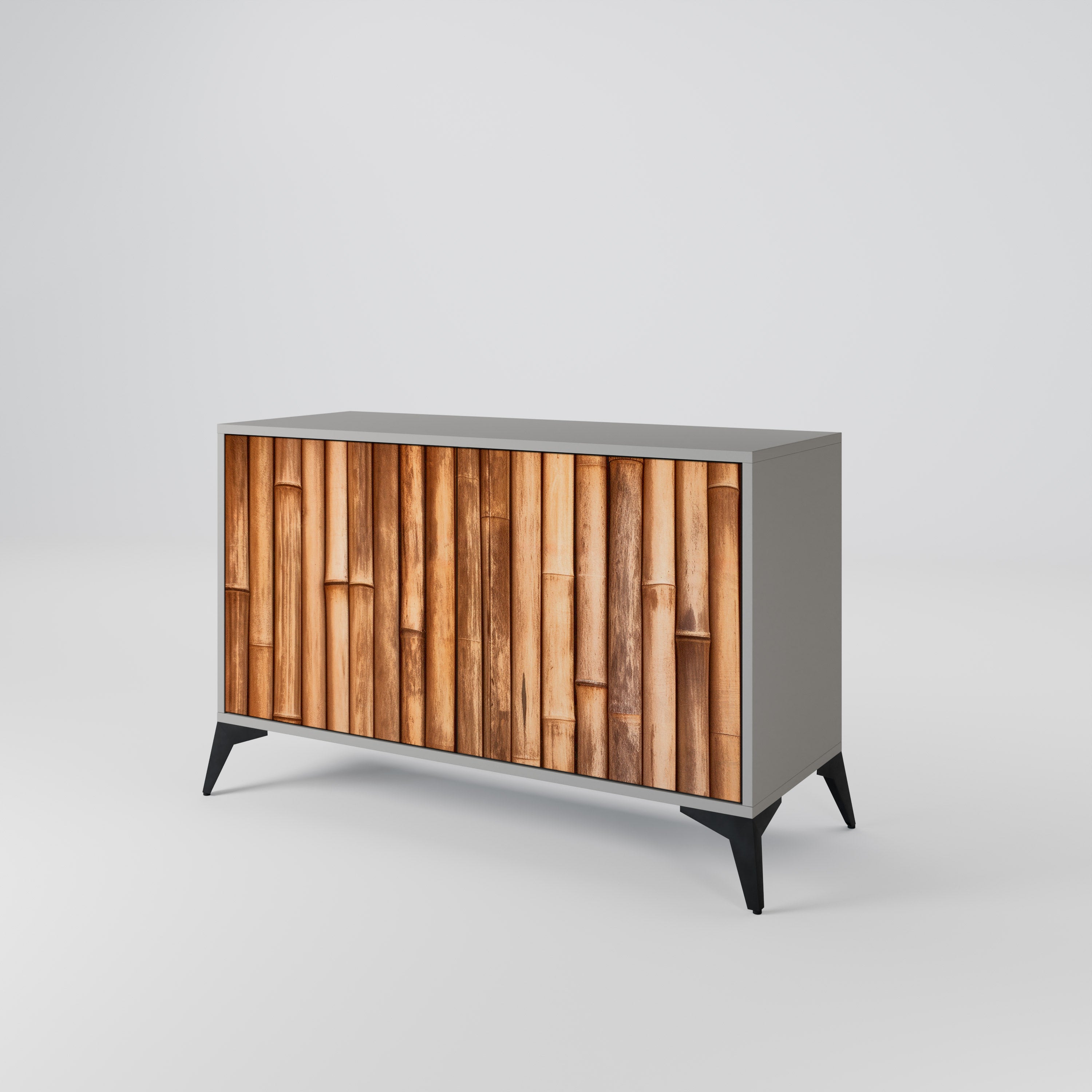 NATURAL WOOD 2-Door Sideboard