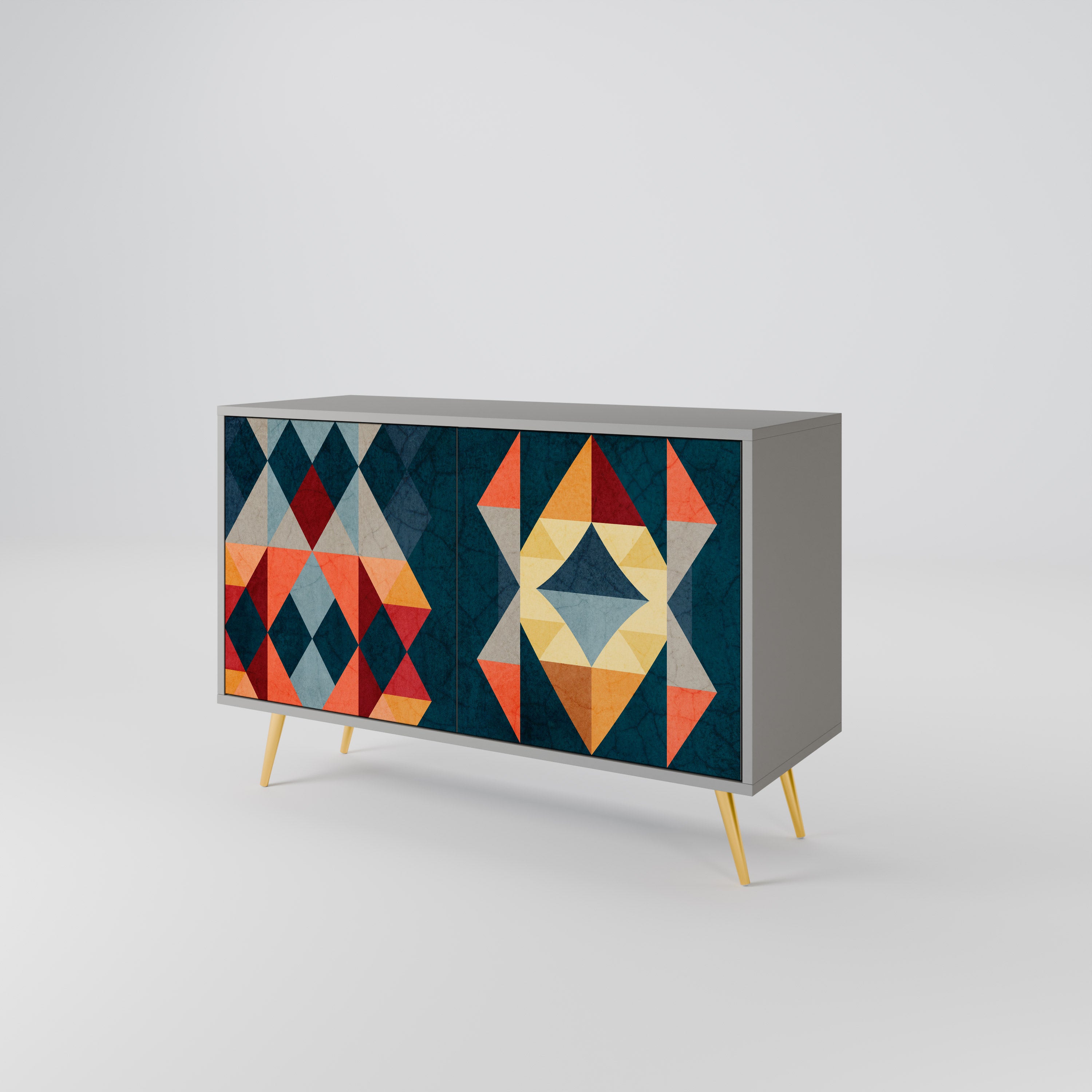 CRACKED ILLUSION 2-Door Sideboard