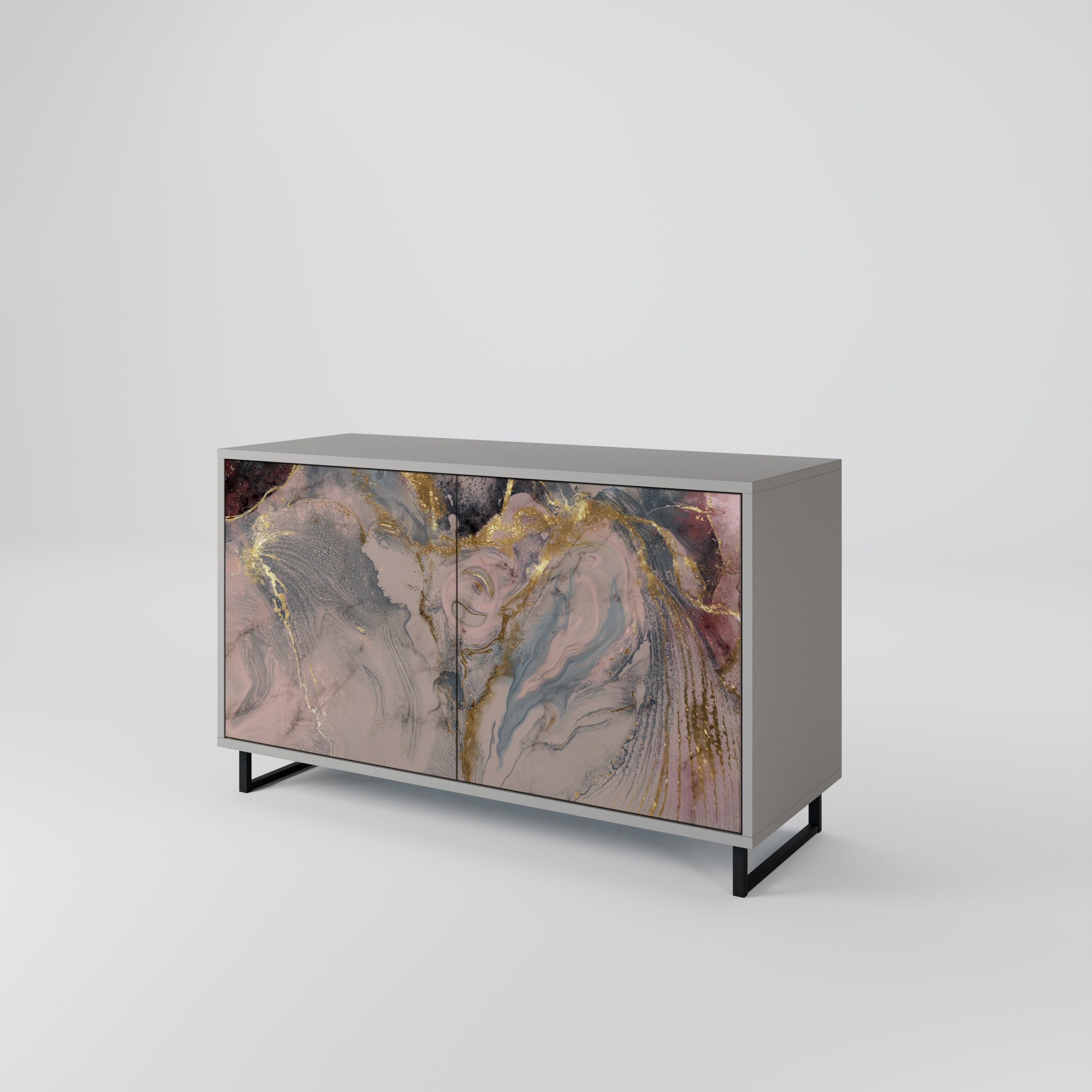 GILDED SWIRLS 2-Door Sideboard