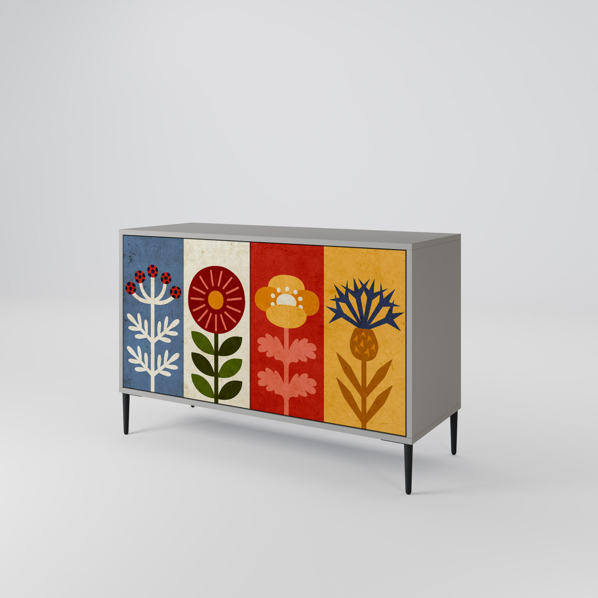 SCANDIC FLOWERET 2-Door Sideboard