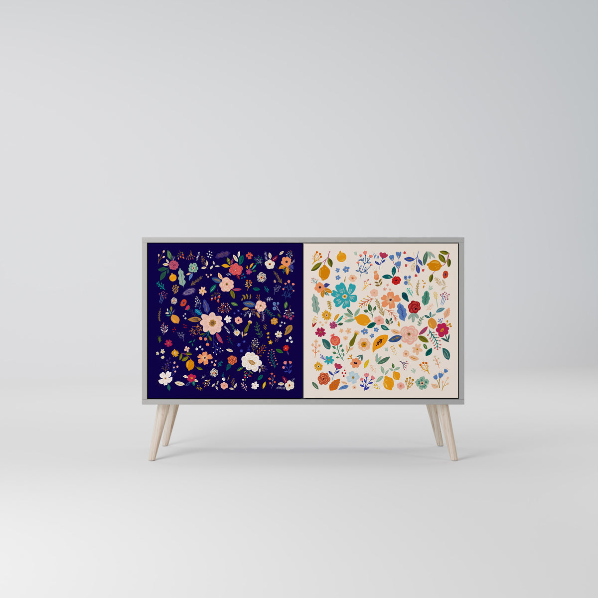 FLORAL COMBINATION 2-Door Sideboard