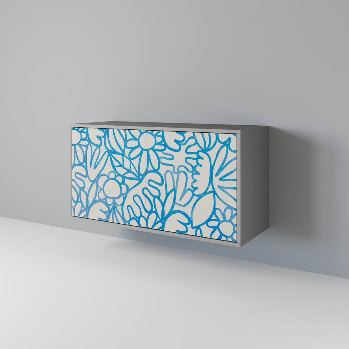 BLOOMY MORNING 2-Door Sideboard
