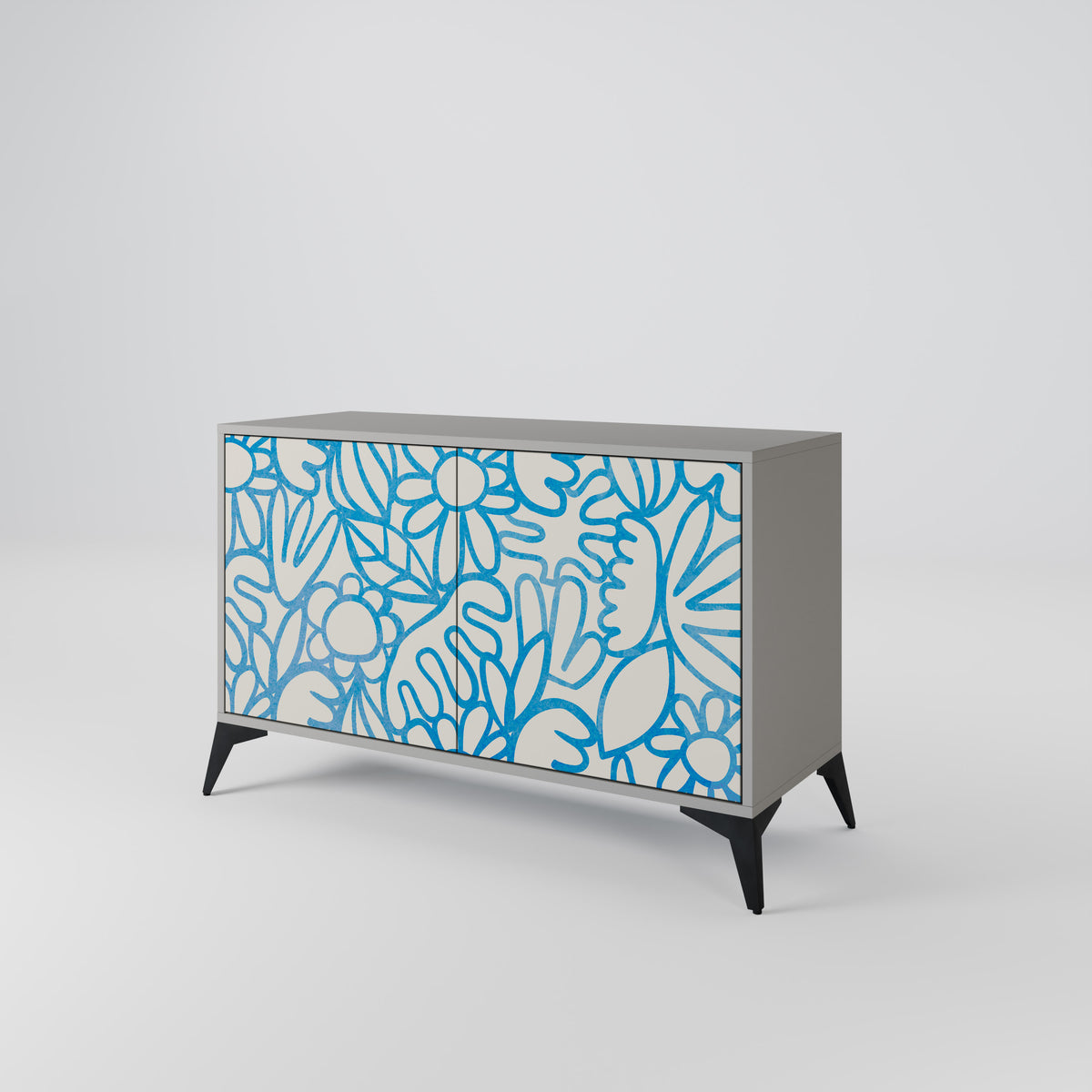 BLOOMY MORNING 2-Door Sideboard