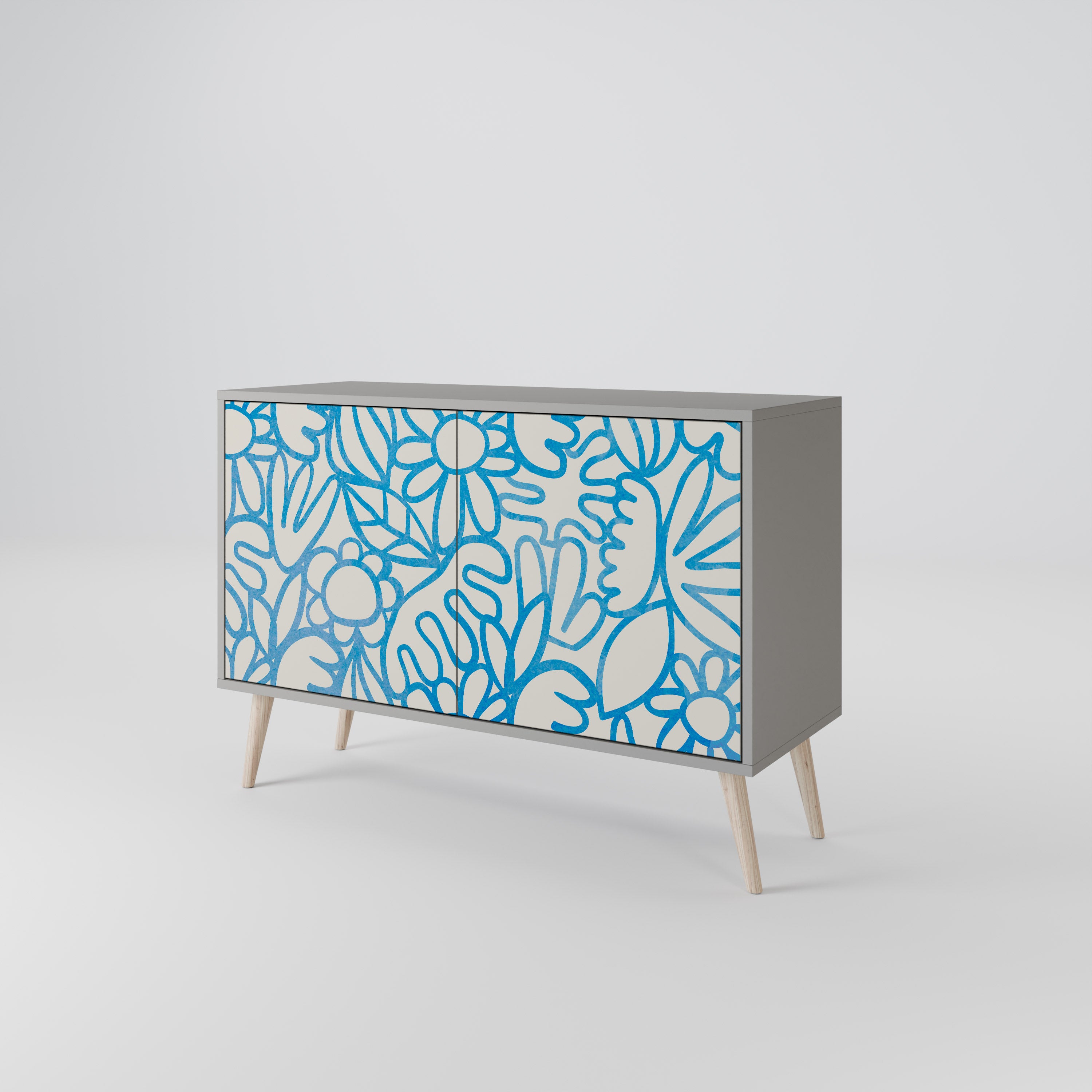 BLOOMY MORNING 2-Door Sideboard