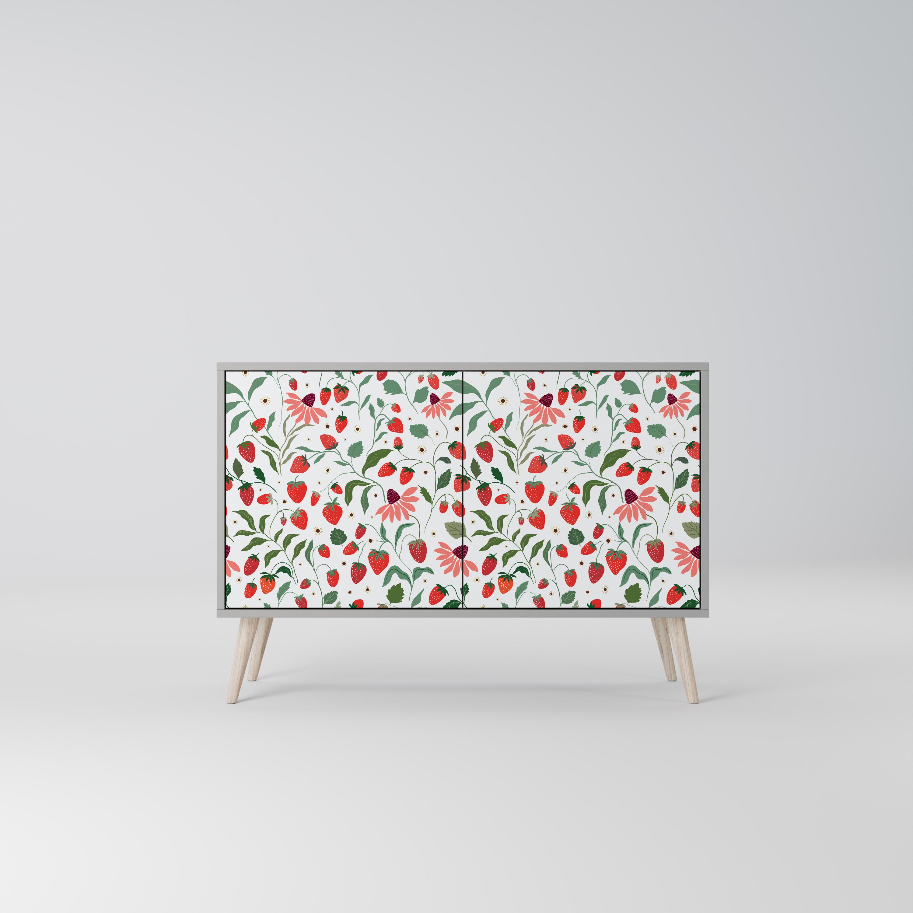 FLOWERS AND STRAWBERRIES 2-türiges Sideboard