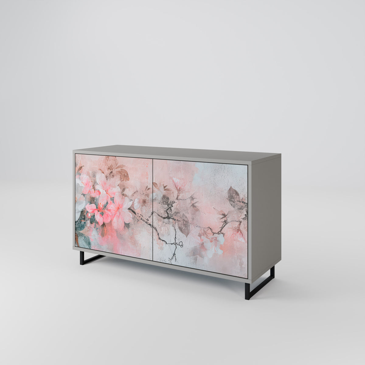 CHERRY BLOSSOM Skänk med två dörrar