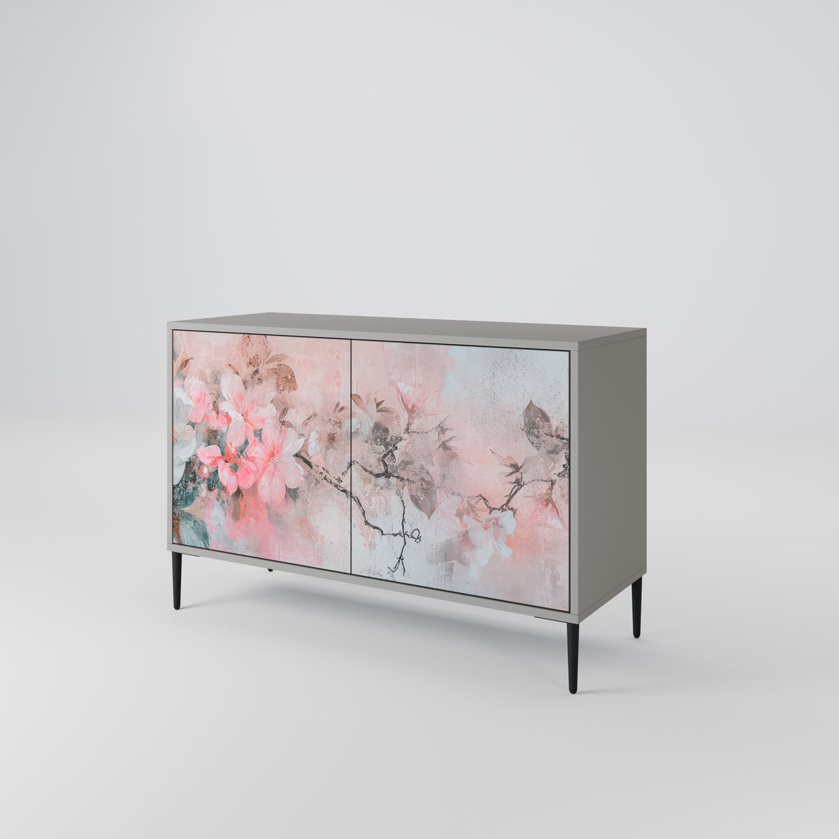 CHERRY BLOSSOM Skänk med två dörrar