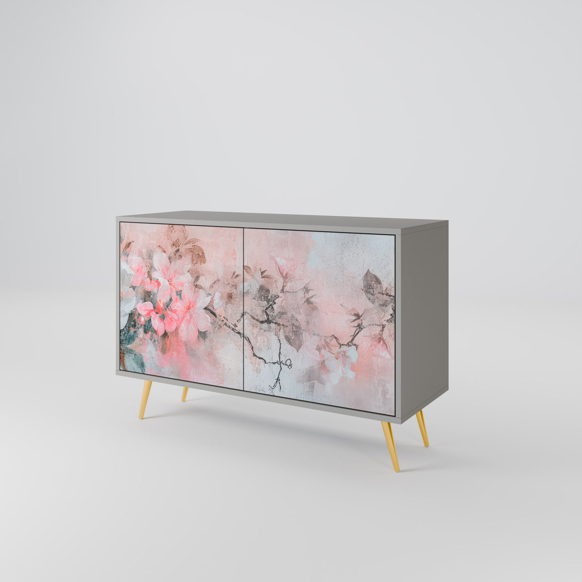 CHERRY BLOSSOM Skänk med två dörrar
