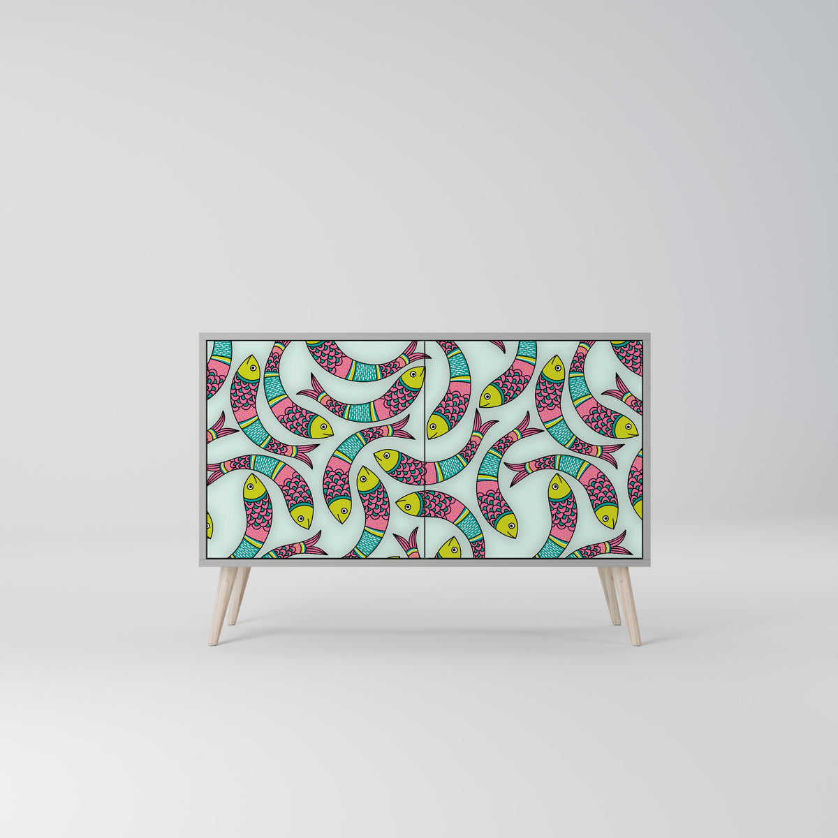 INDIAN FISH Aparador de 2 Portas