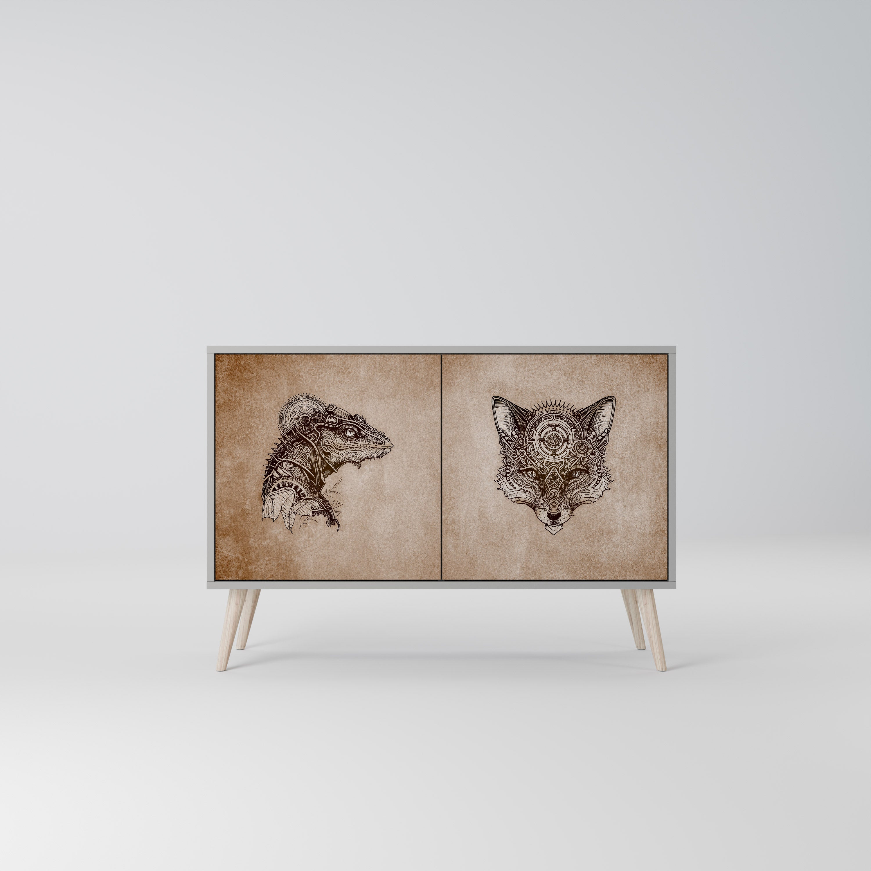 STEAMPUNK CLAN 2-türiges Sideboard