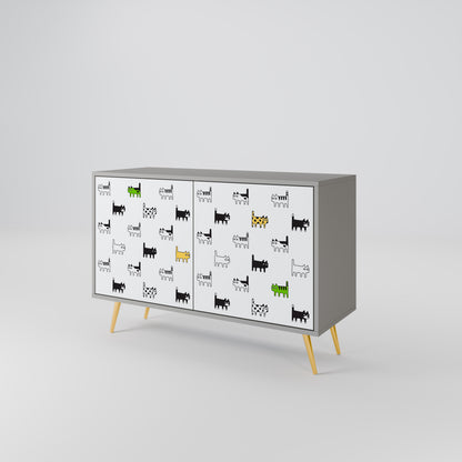 CATS COMPILATION 2-Door Sideboard