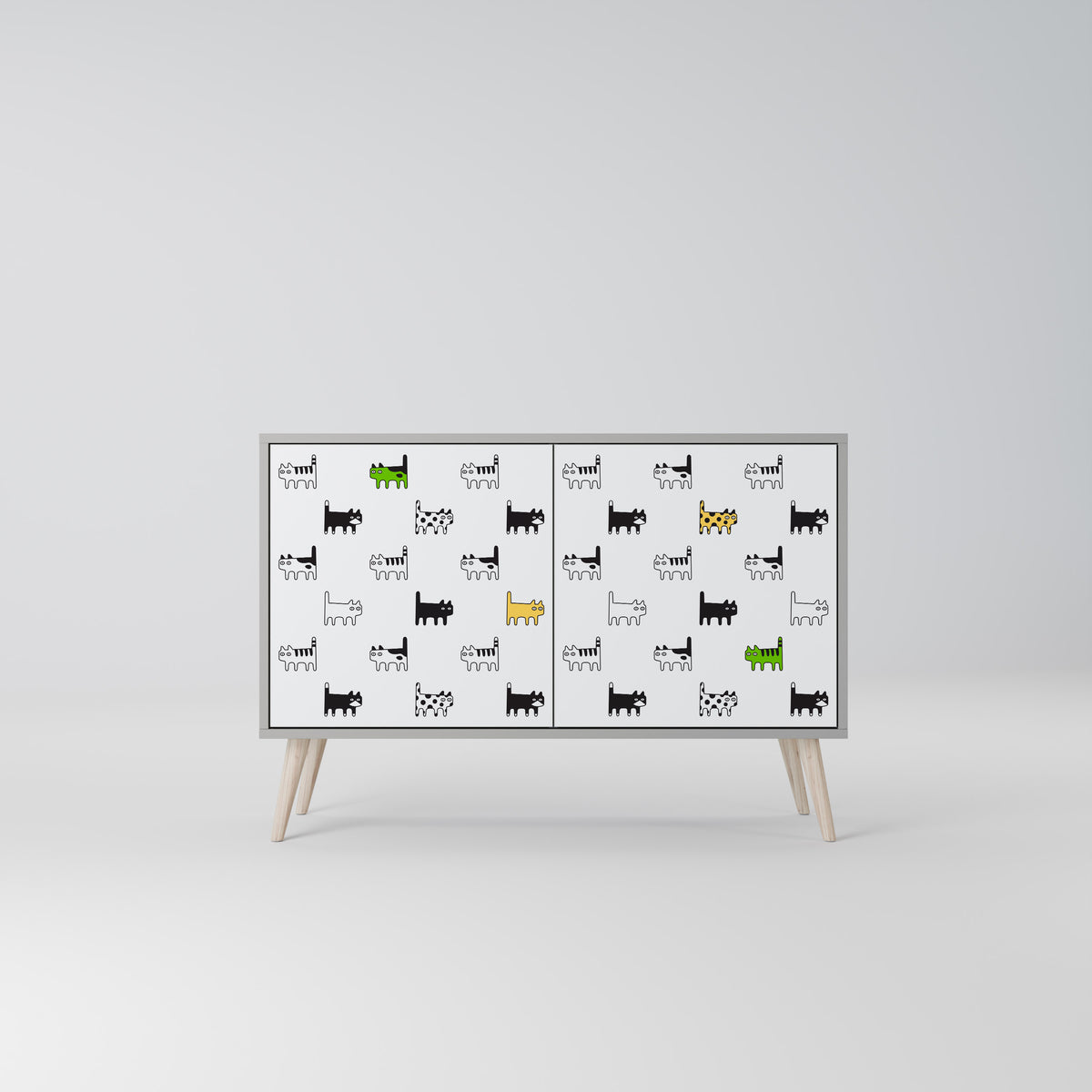 CATS COMPILATION 2-Door Sideboard
