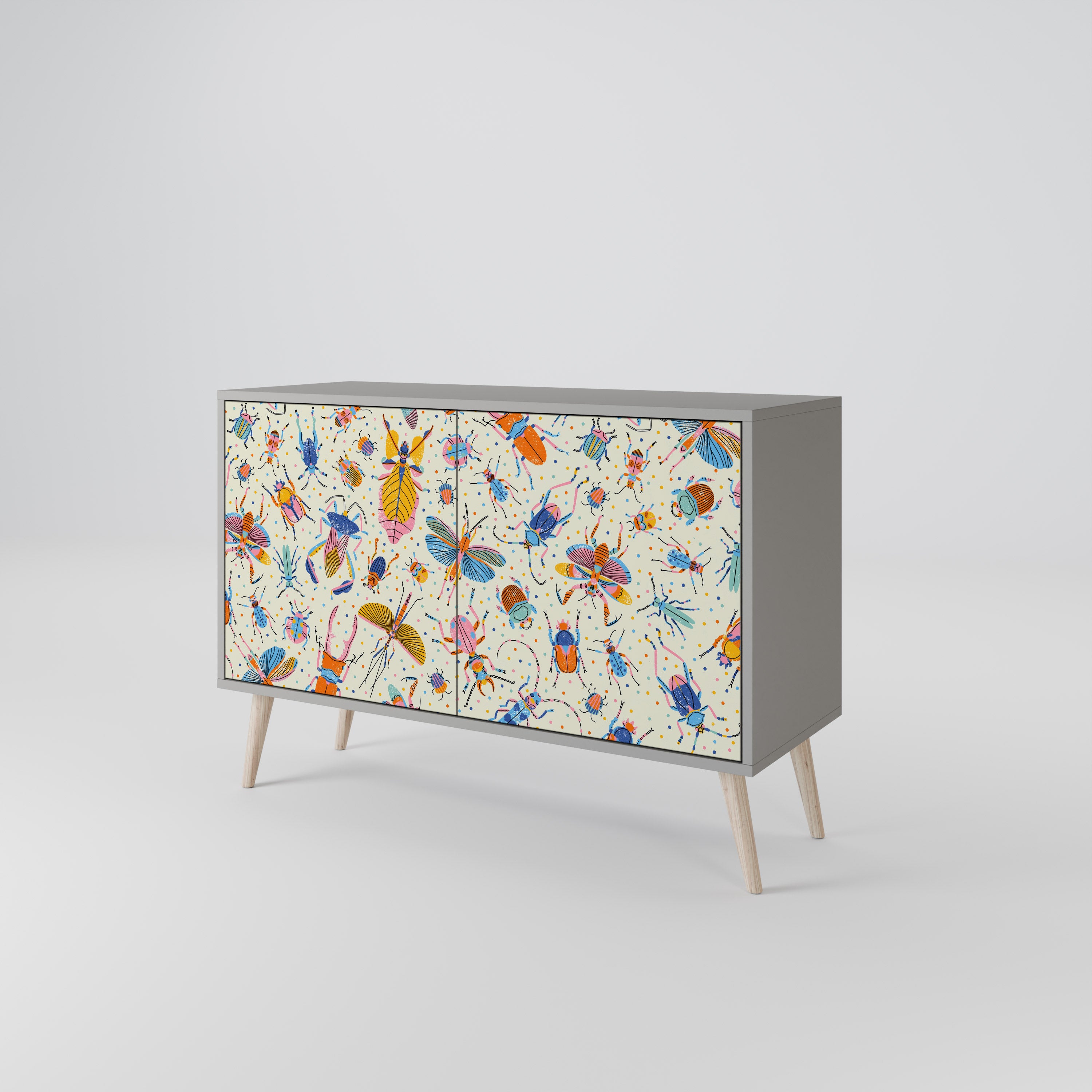 COLORFUL INSECTS 2-Door Sideboard