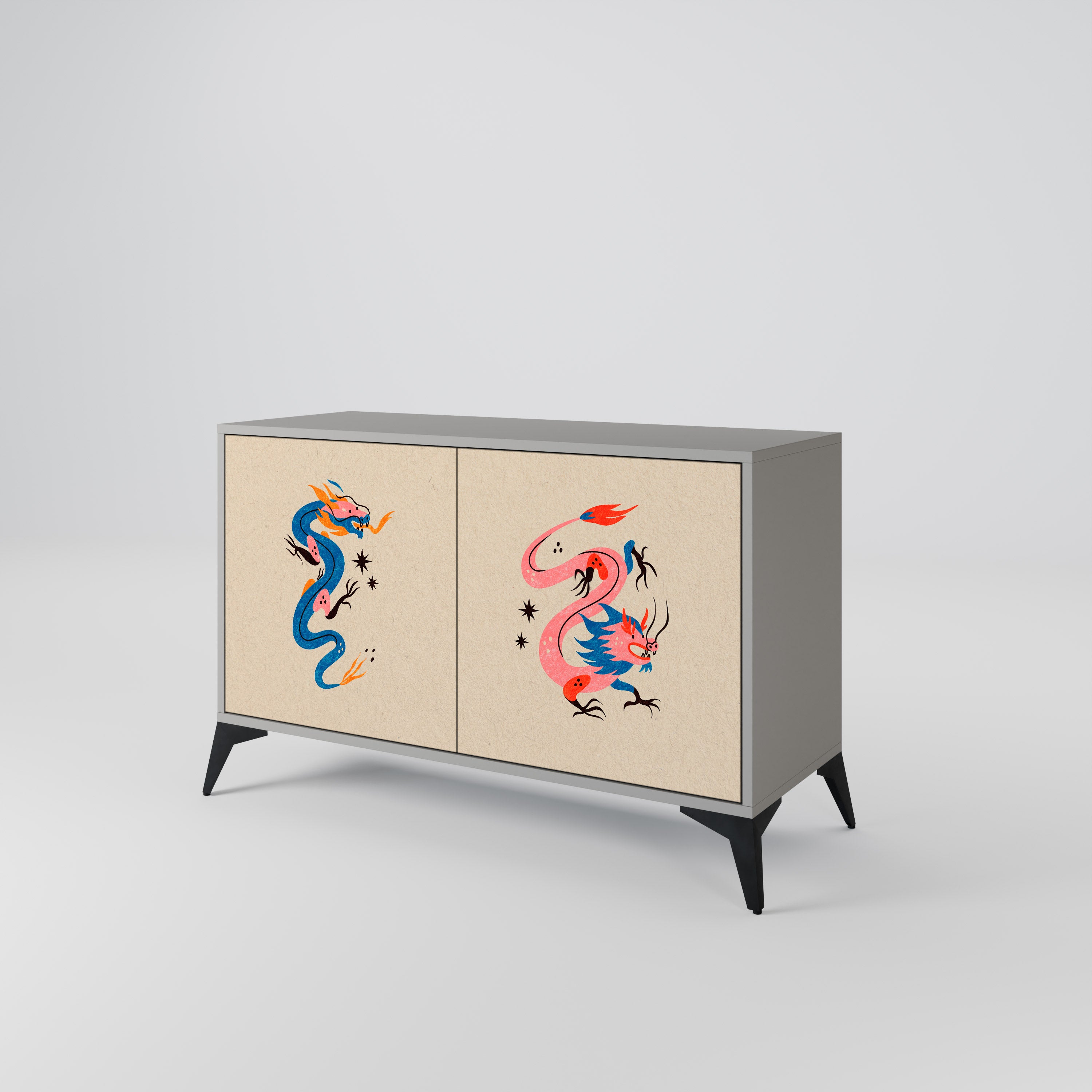 MYTHOLOGICAL CREATURES 2-Door Sideboard