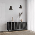 TESSELATED BLACKNESS 3-Door Sideboard