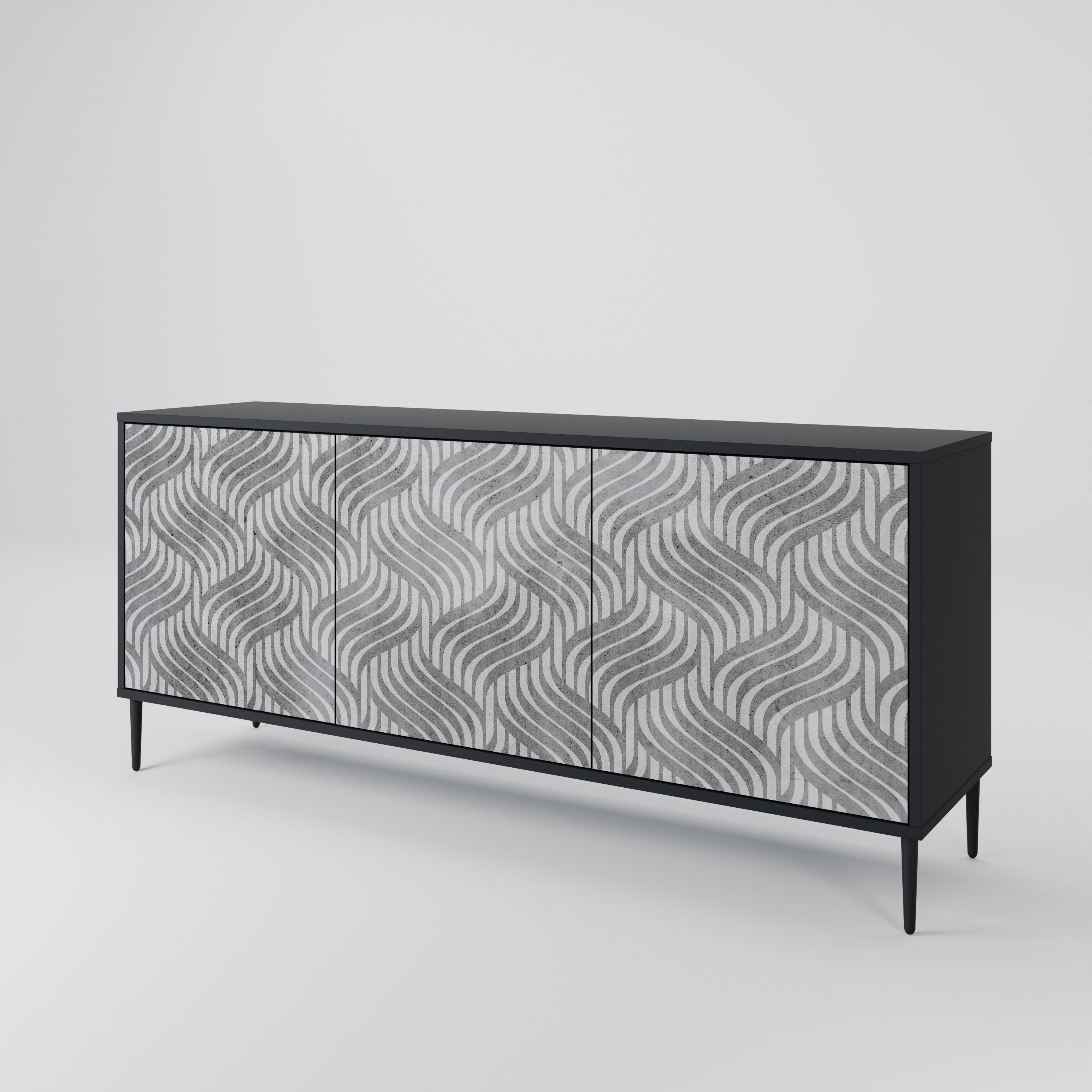 CONCRETE MOVEMENT 3-türiges Sideboard