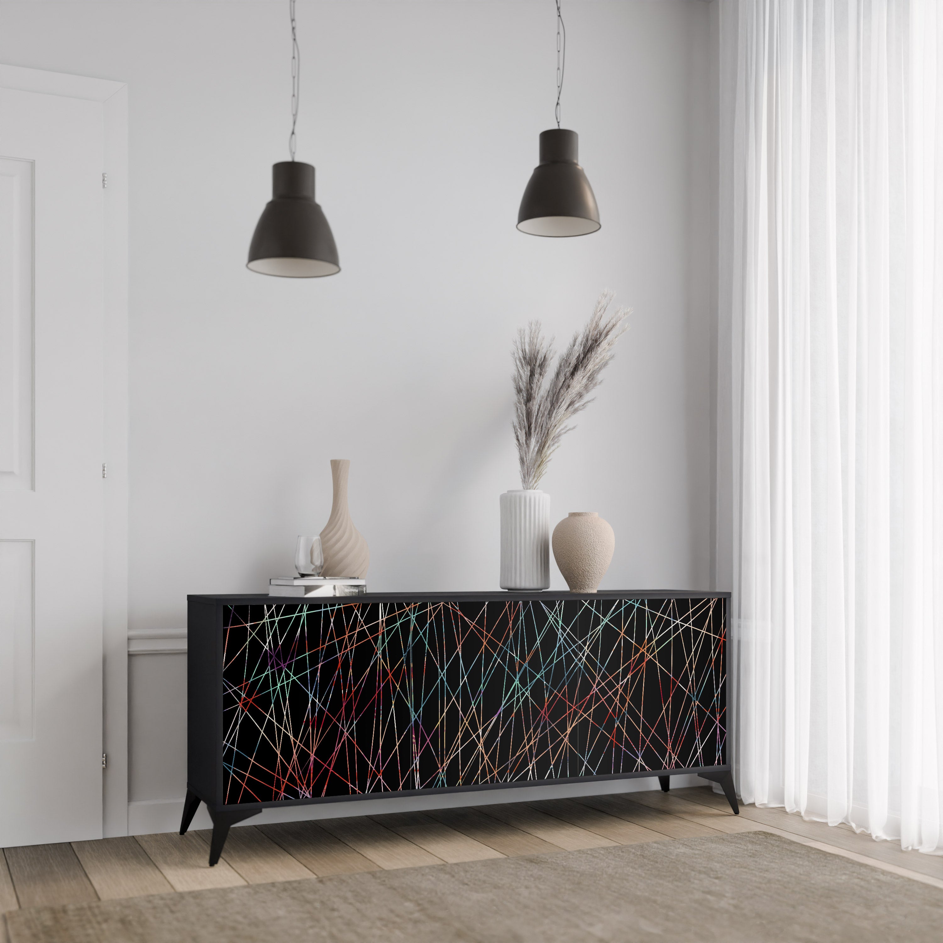 LUMINOUS SNARE 3-türiges Sideboard