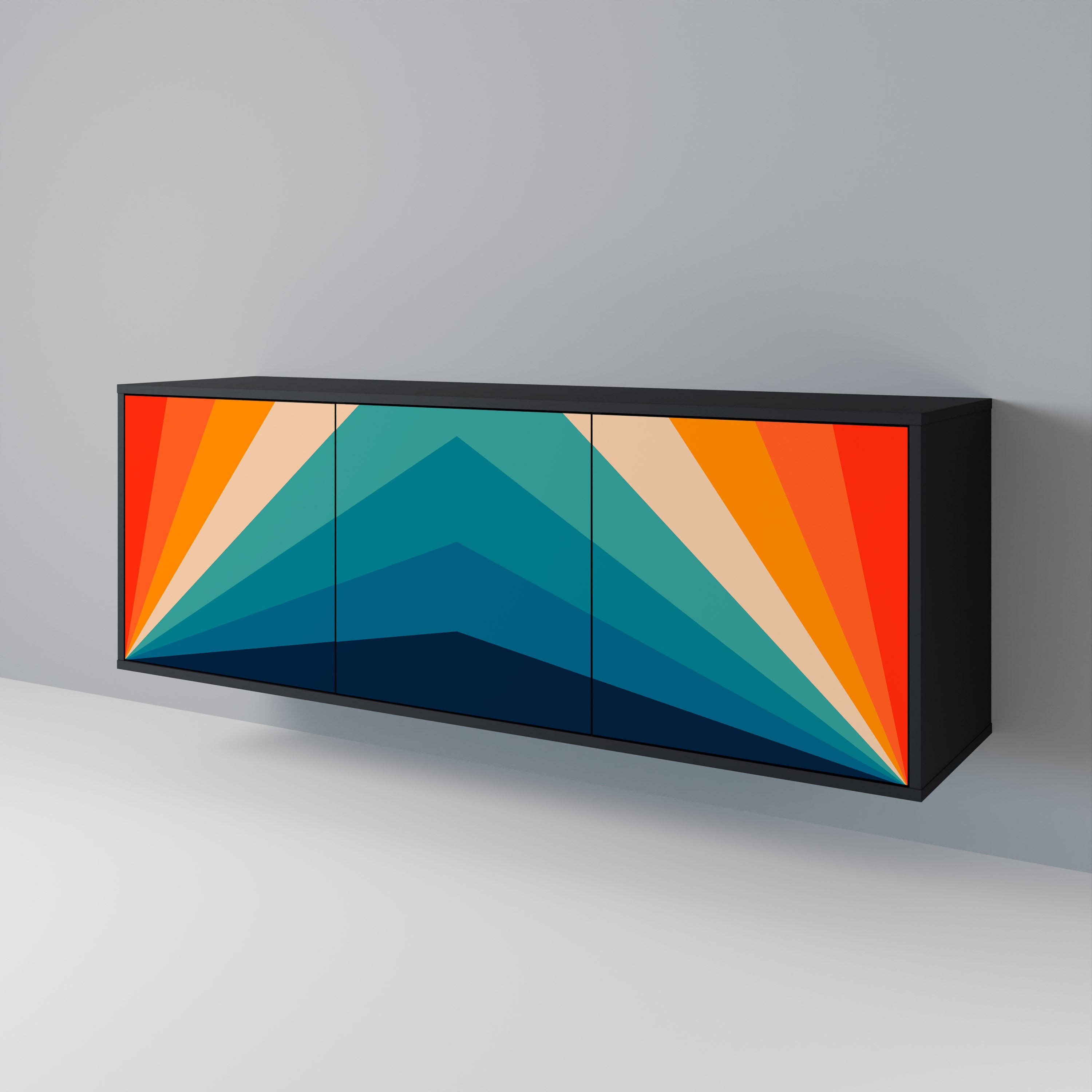 PRISM CONCUSSION 3-türiges Sideboard