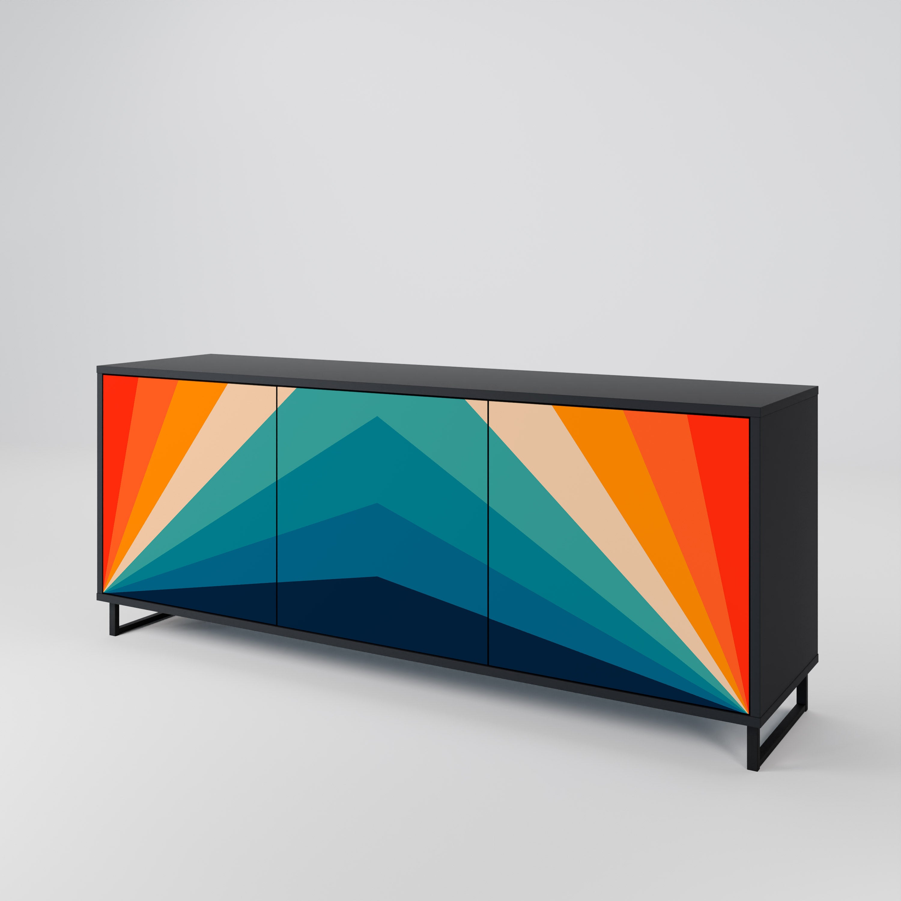 PRISM CONCUSSION 3-türiges Sideboard