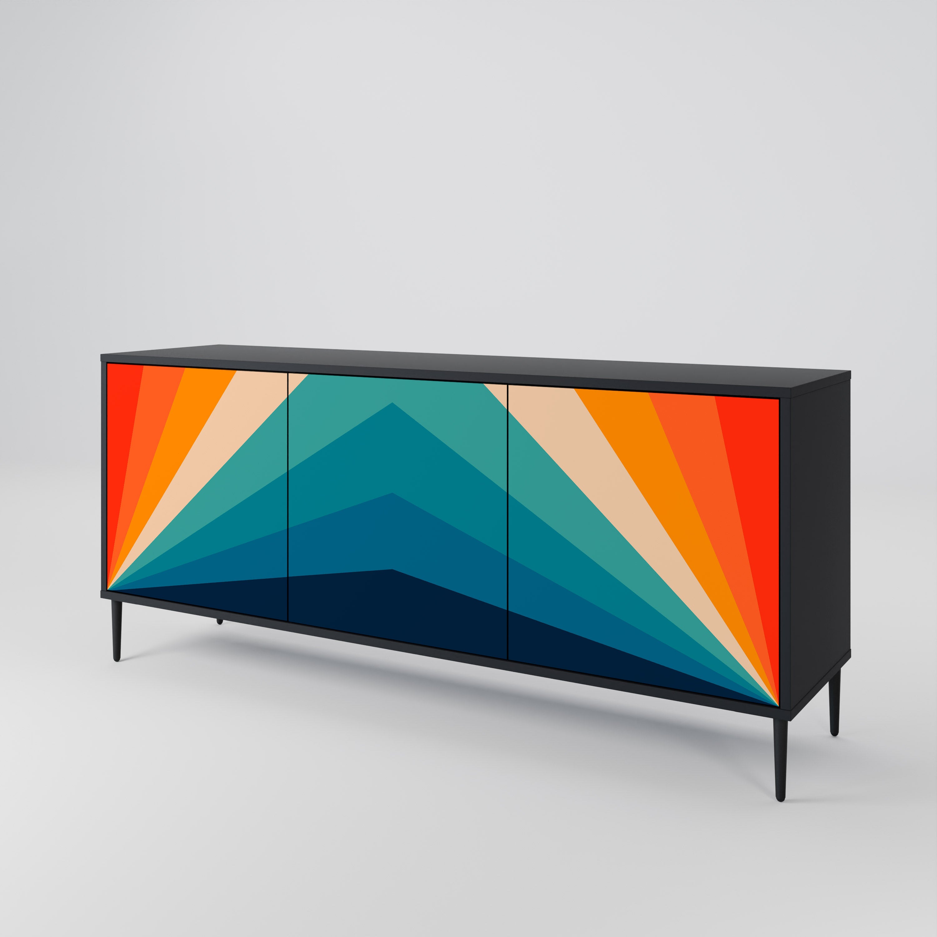 PRISM CONCUSSION 3-türiges Sideboard