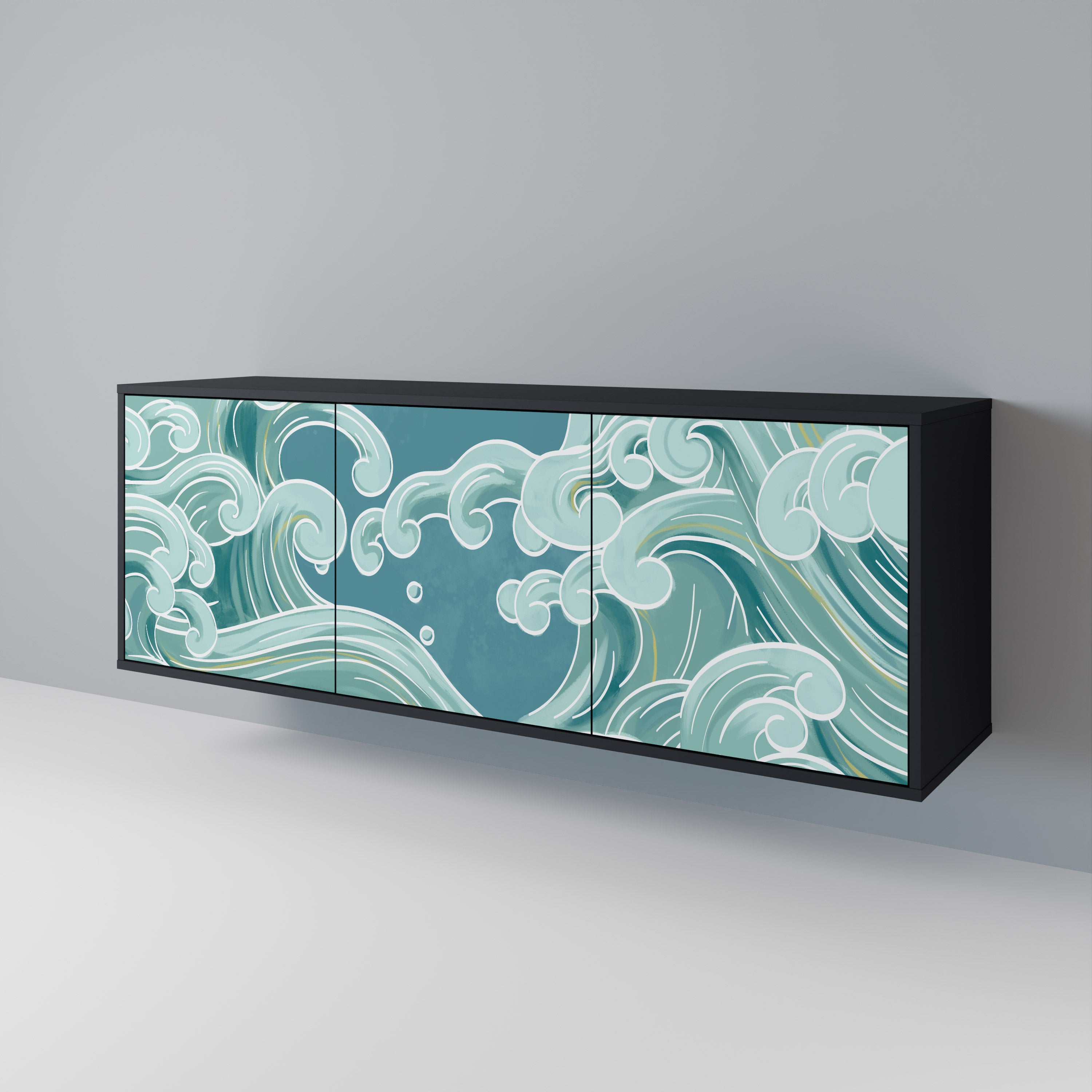 ASIAN SWAY 3-türiges Sideboard