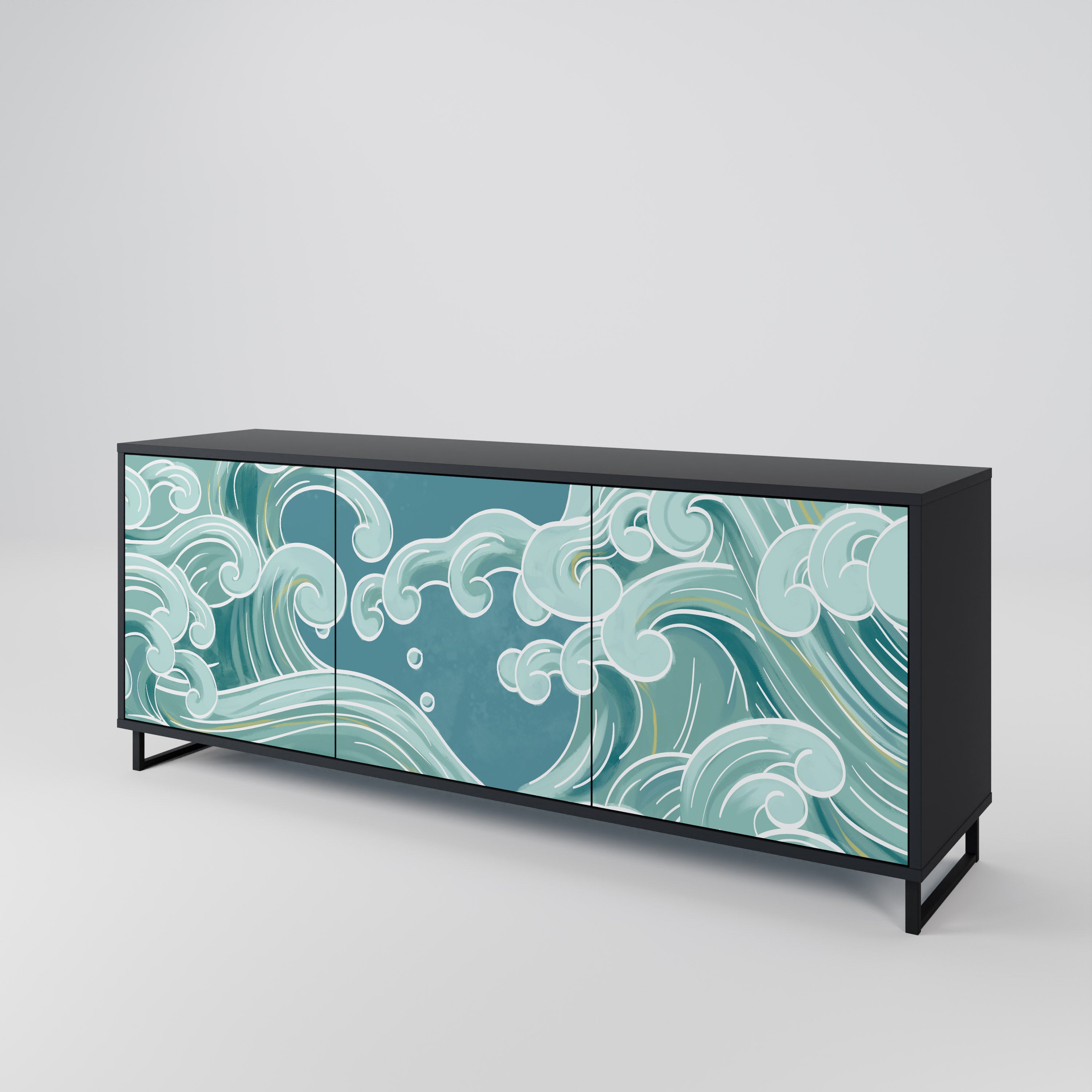 ASIAN SWAY 3-türiges Sideboard
