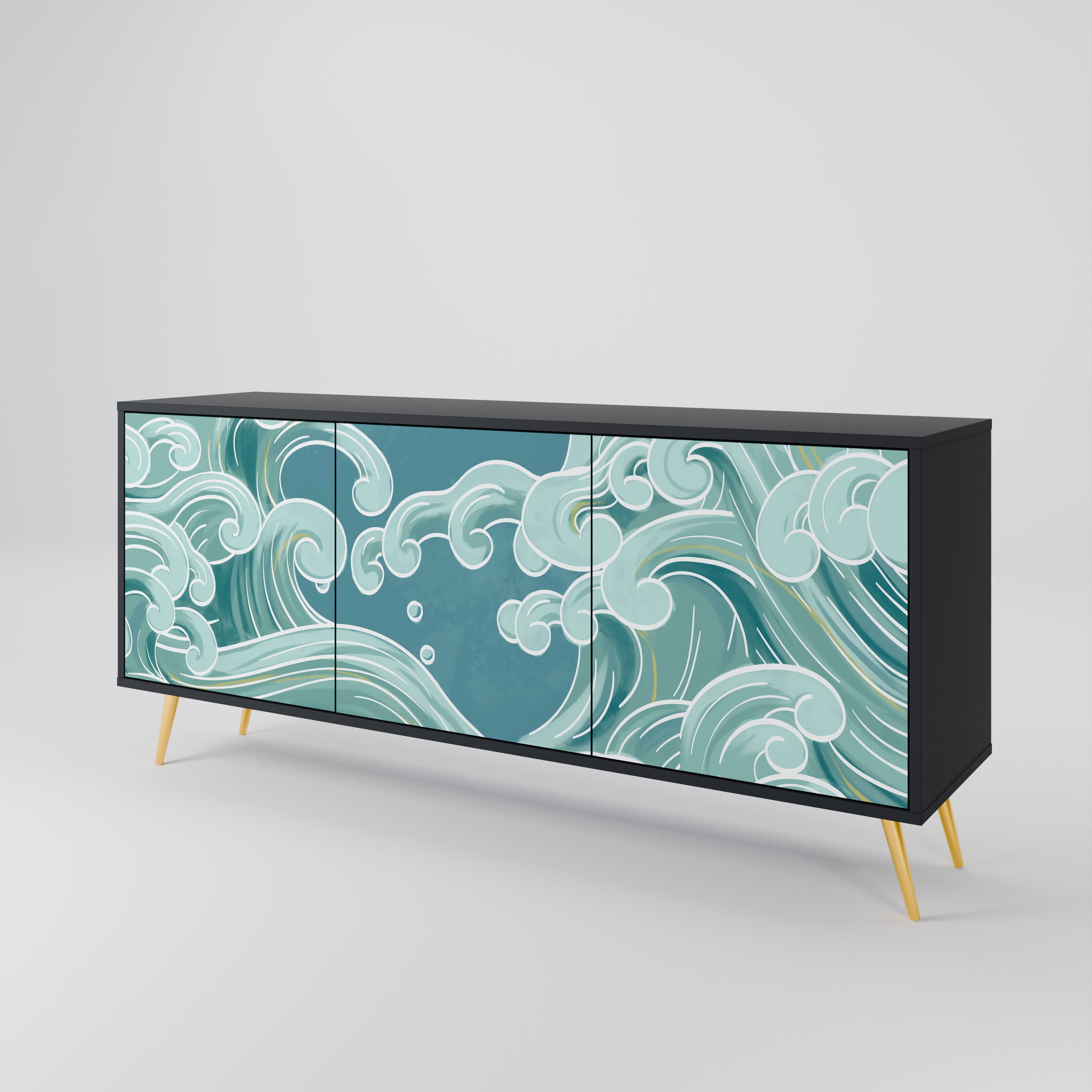 ASIAN SWAY 3-türiges Sideboard