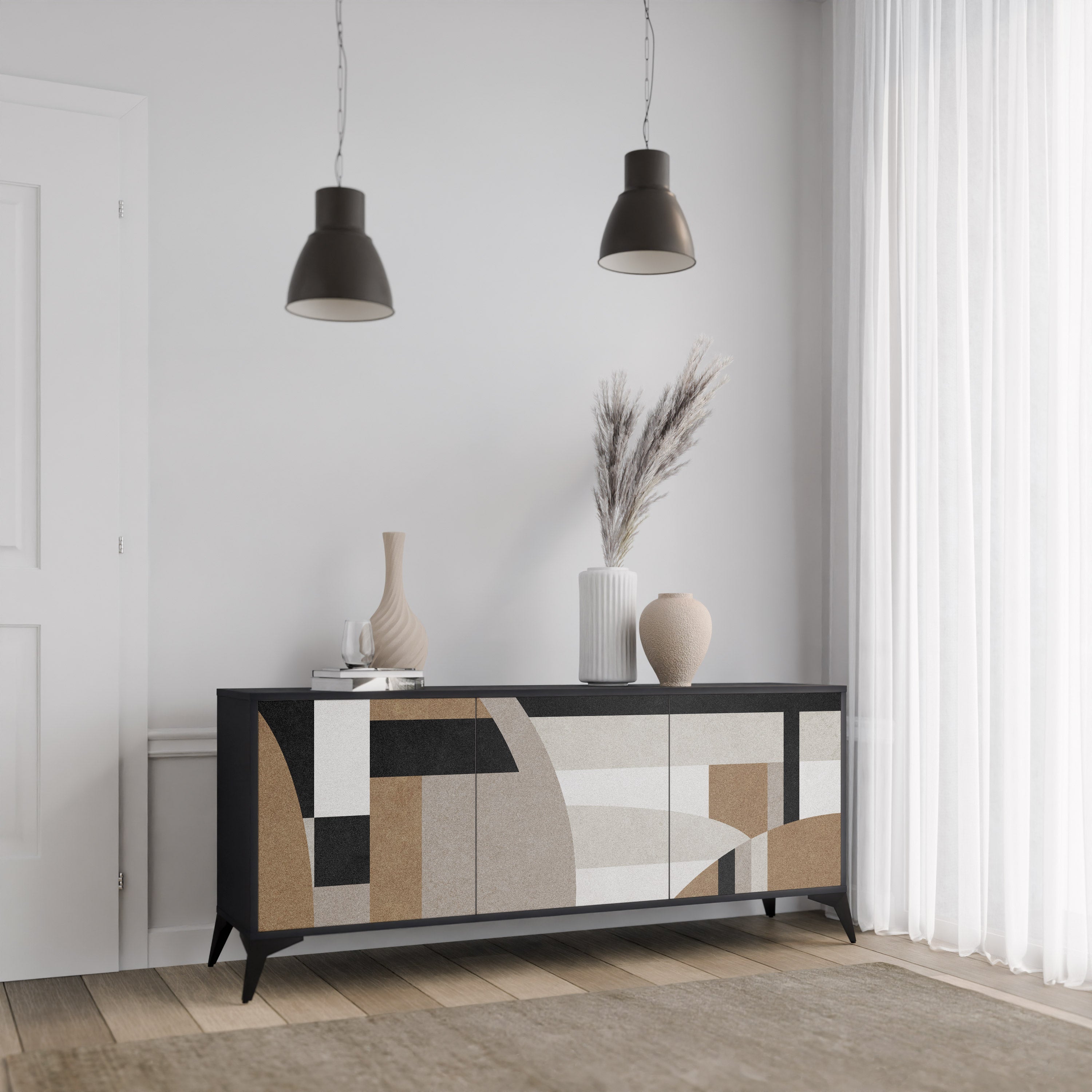 DELICATE MEMENTO 3-türiges Sideboard