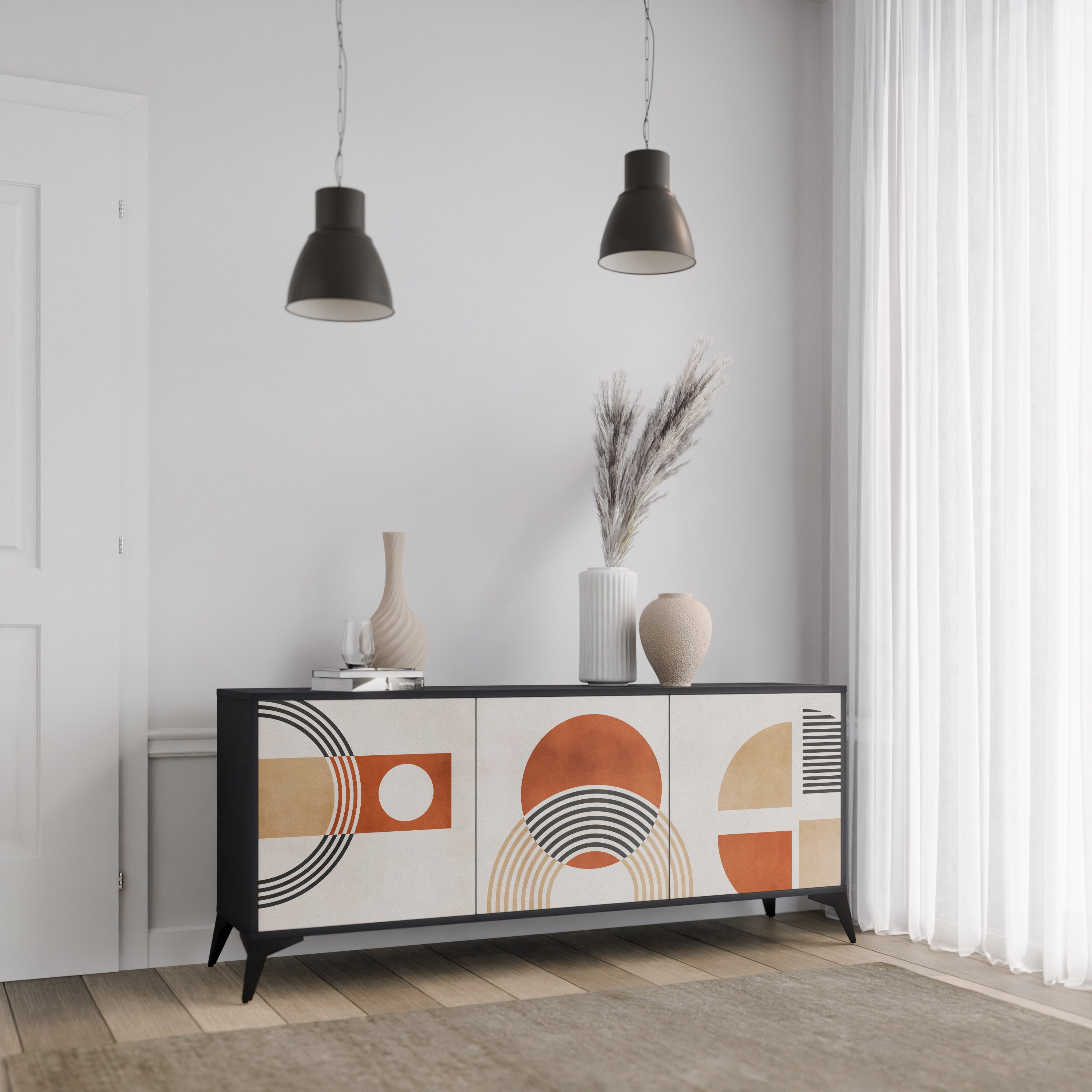 SPACE AROUND 3-türiges Sideboard