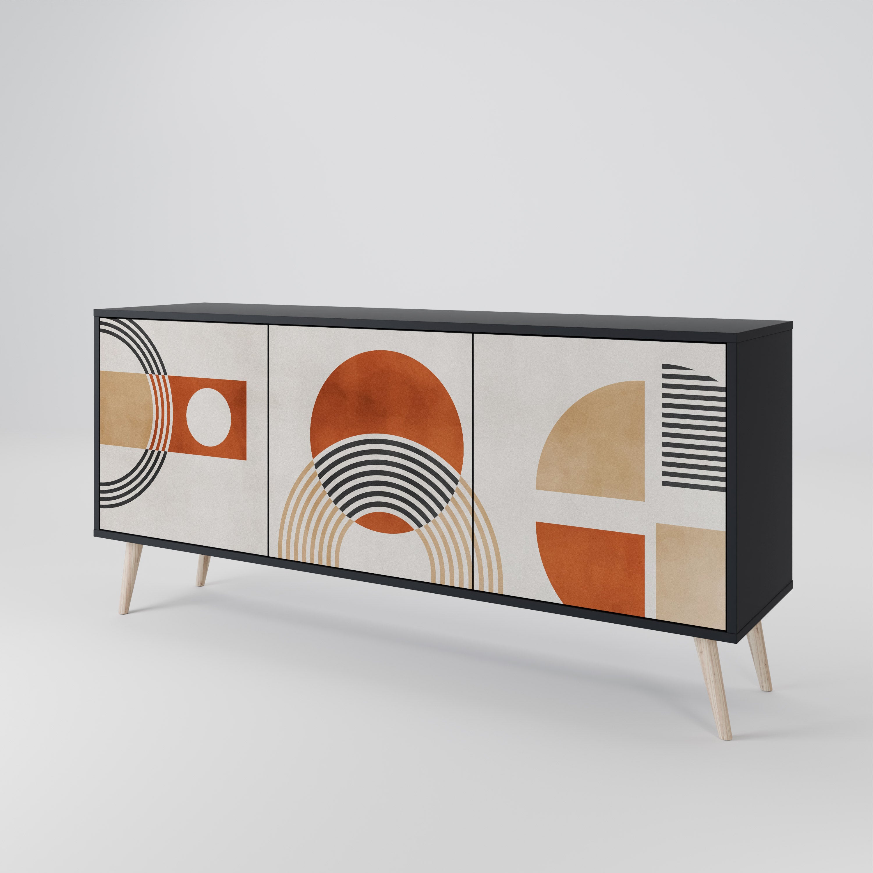 SPACE AROUND 3-türiges Sideboard