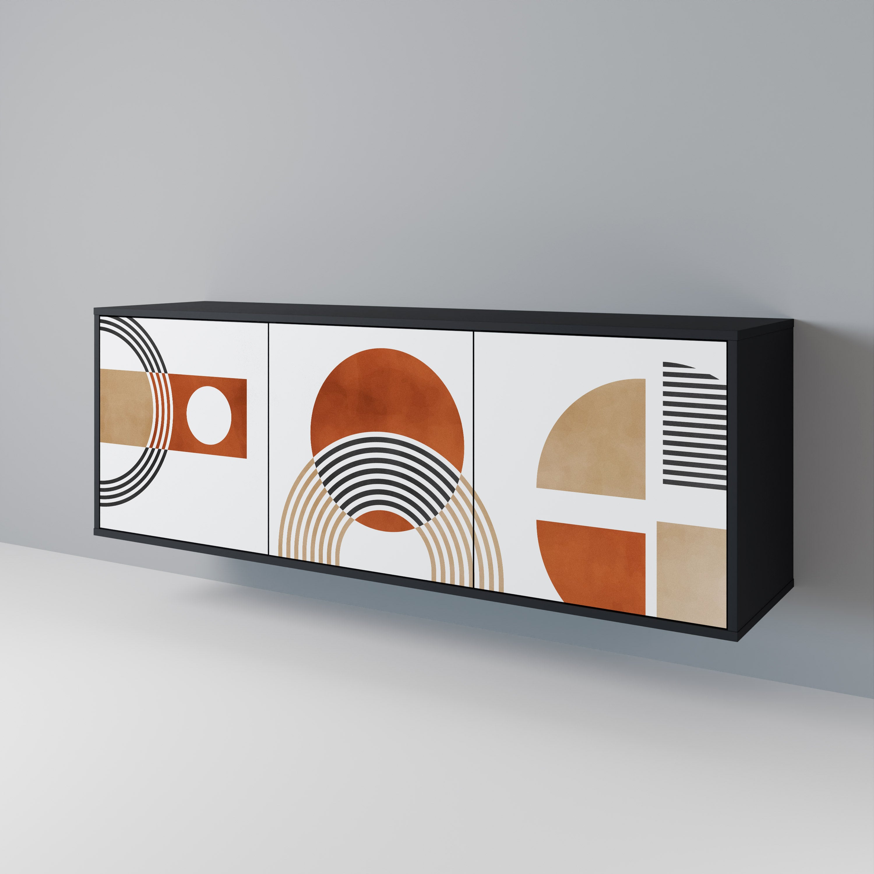 CIRCLE RHYTM 3-türiges Sideboard